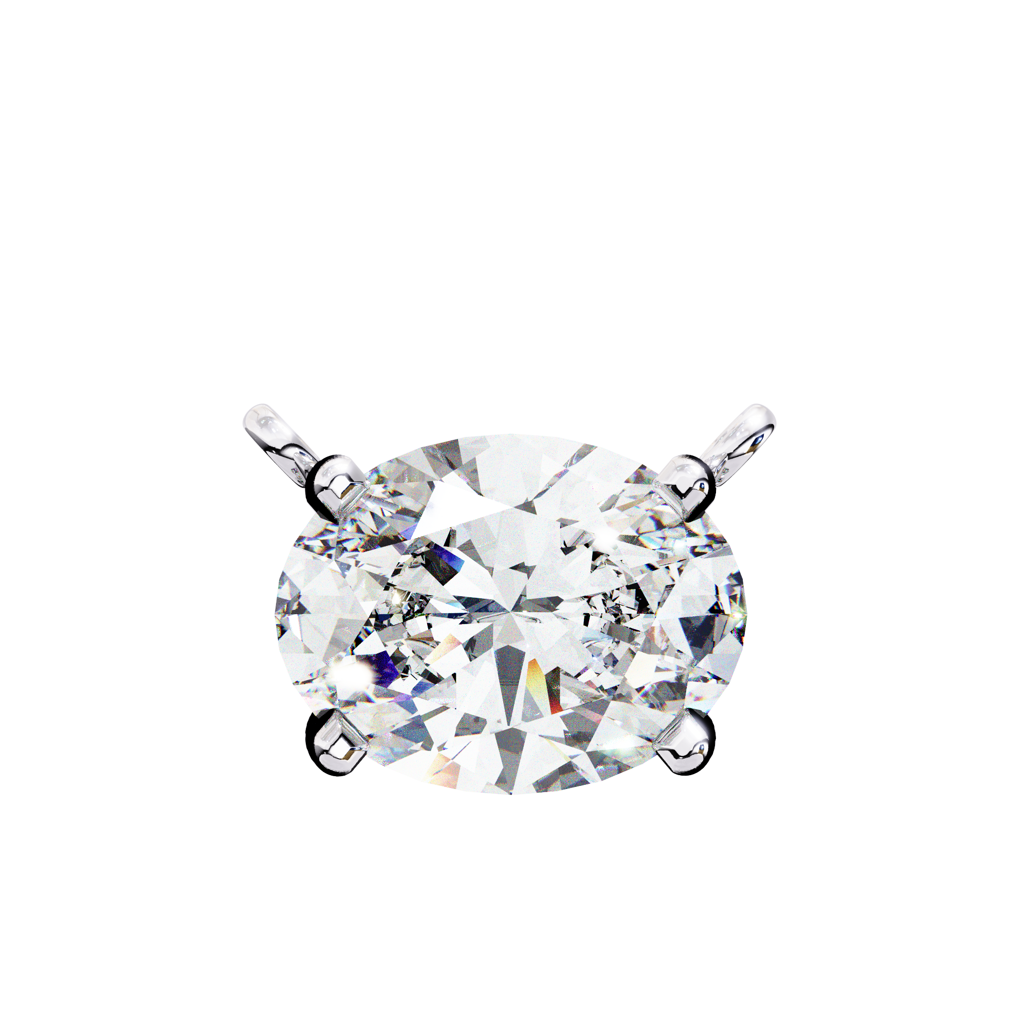 Oval Drop Pendant