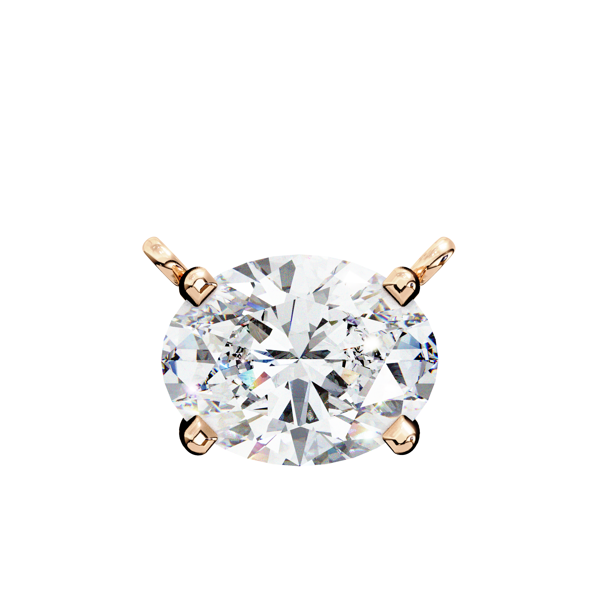 Oval Drop Pendant
