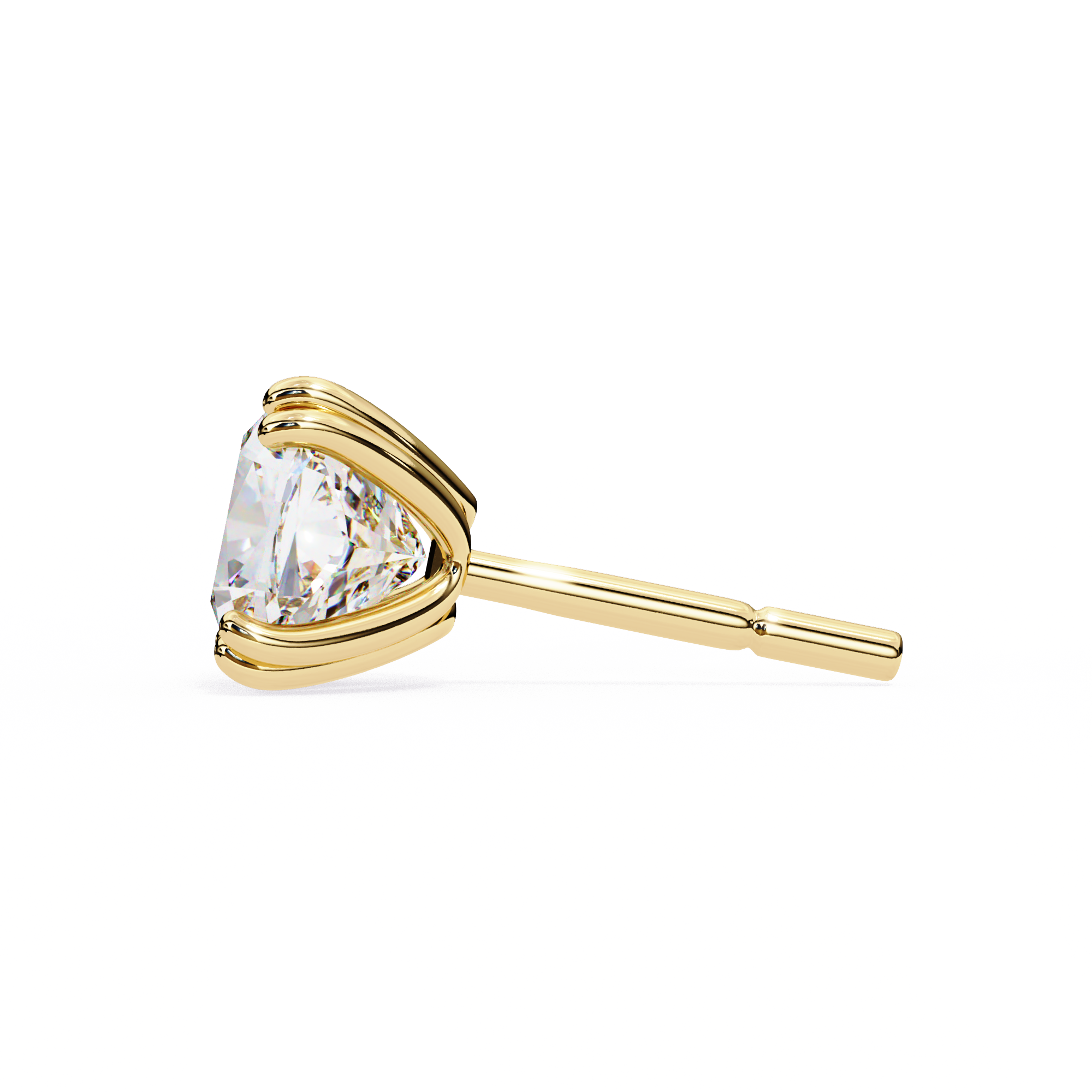 Cushion Lab Grown Diamond Stud Earrings