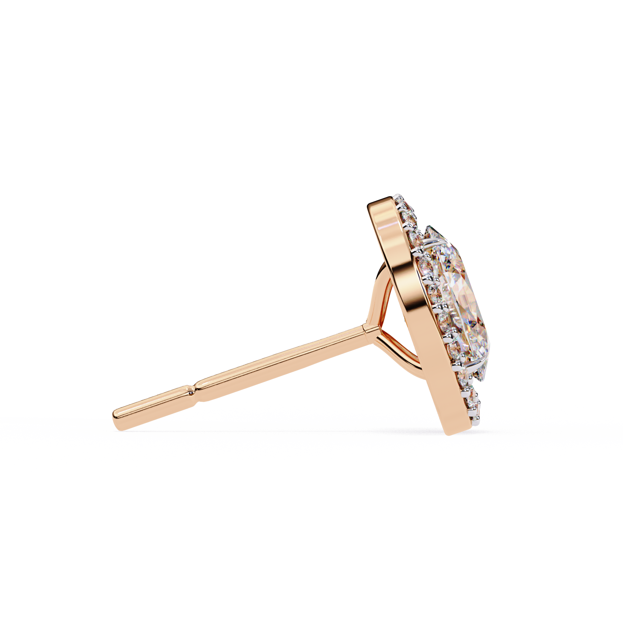 Oval Halo Lab Grown Diamond Pendant