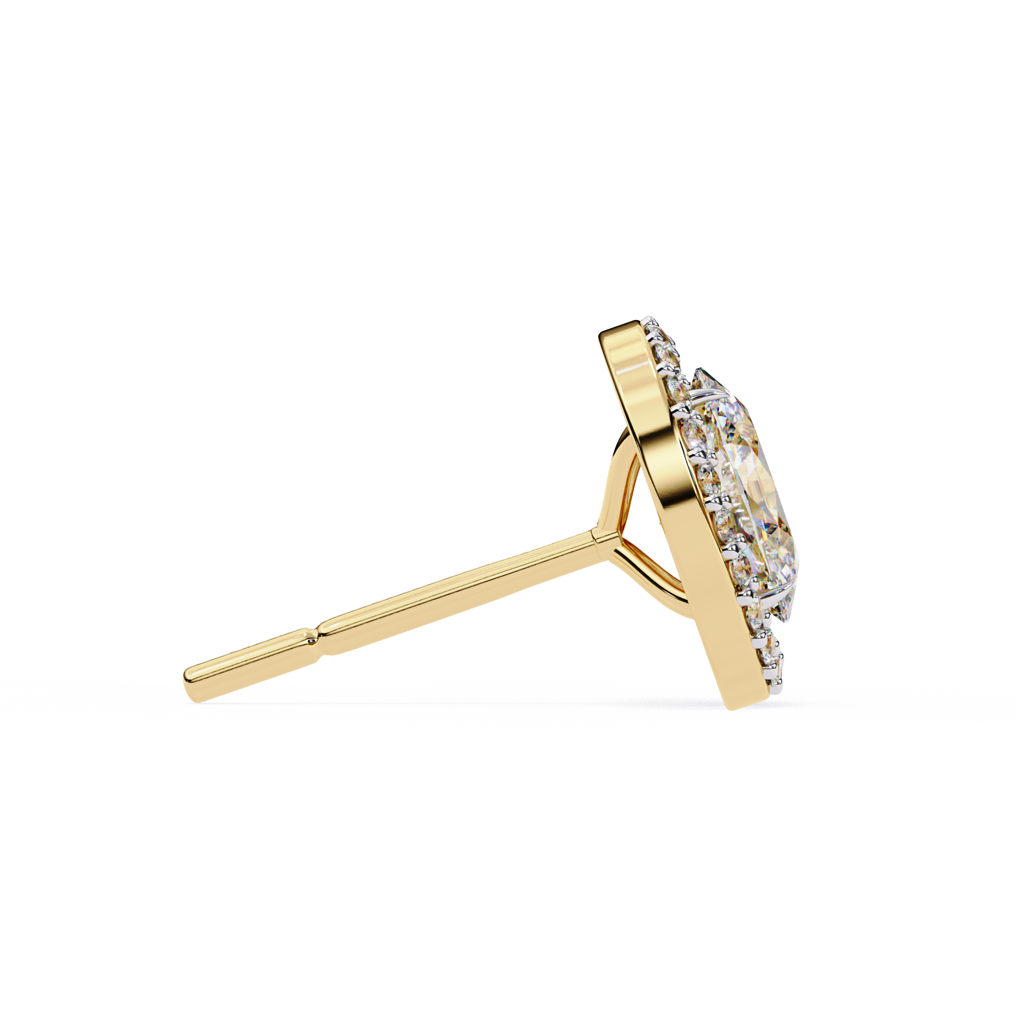 Oval Halo Lab Grown Diamond Pendant