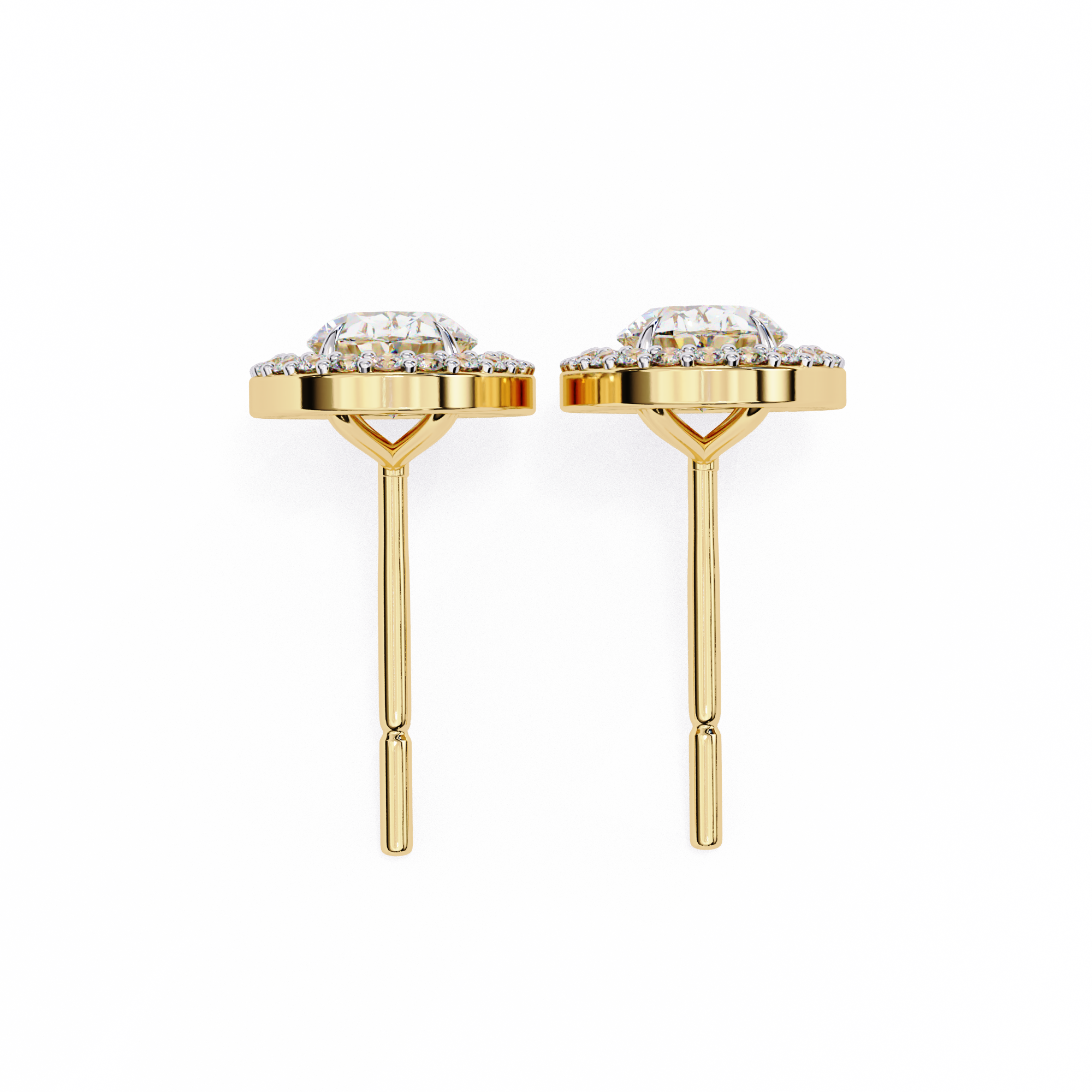 Oval Halo Lab Grown Diamond Pendant