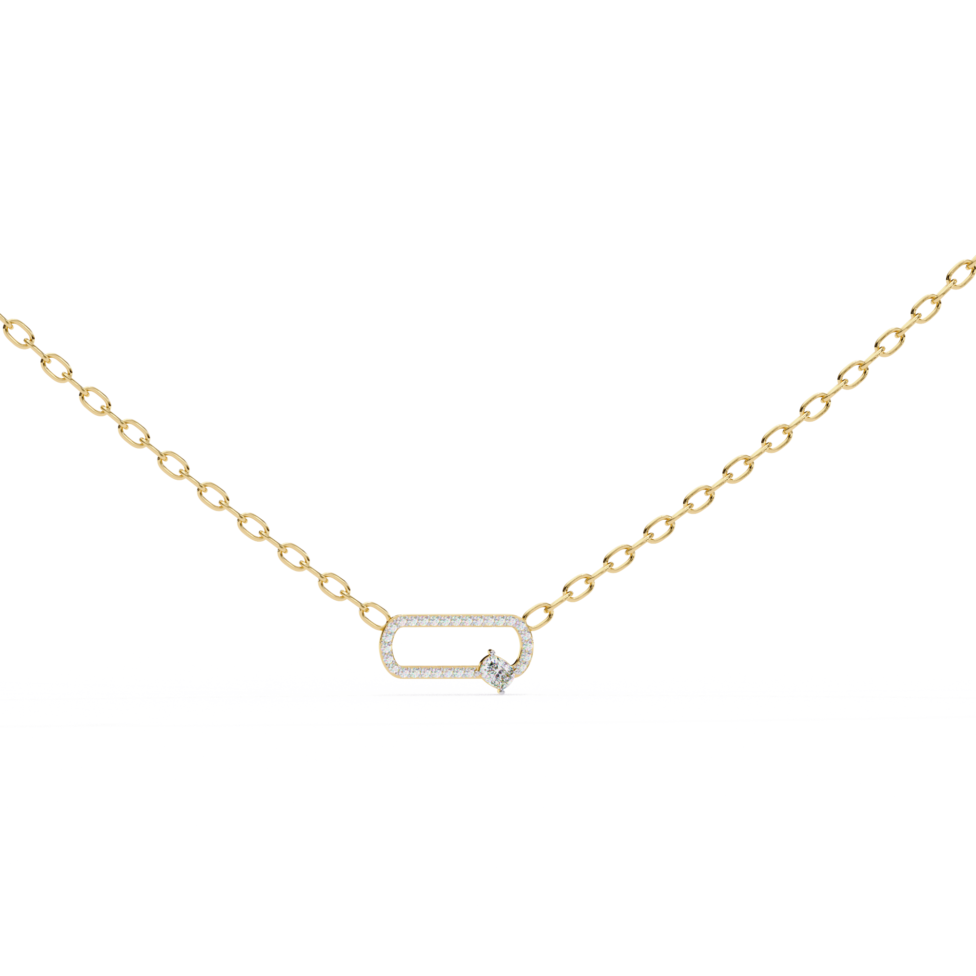 Modern Halo Pendant