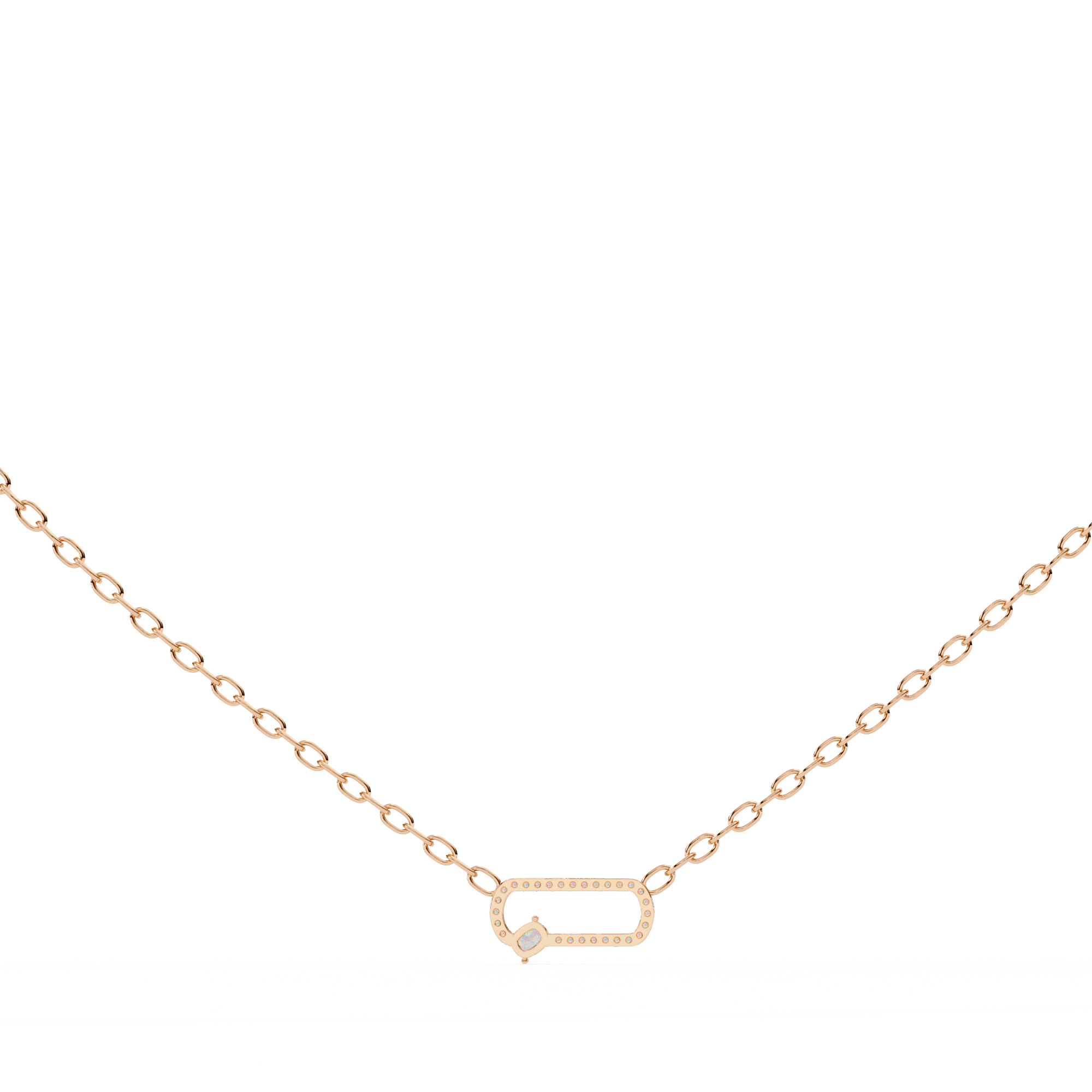 Modern Halo Pendant