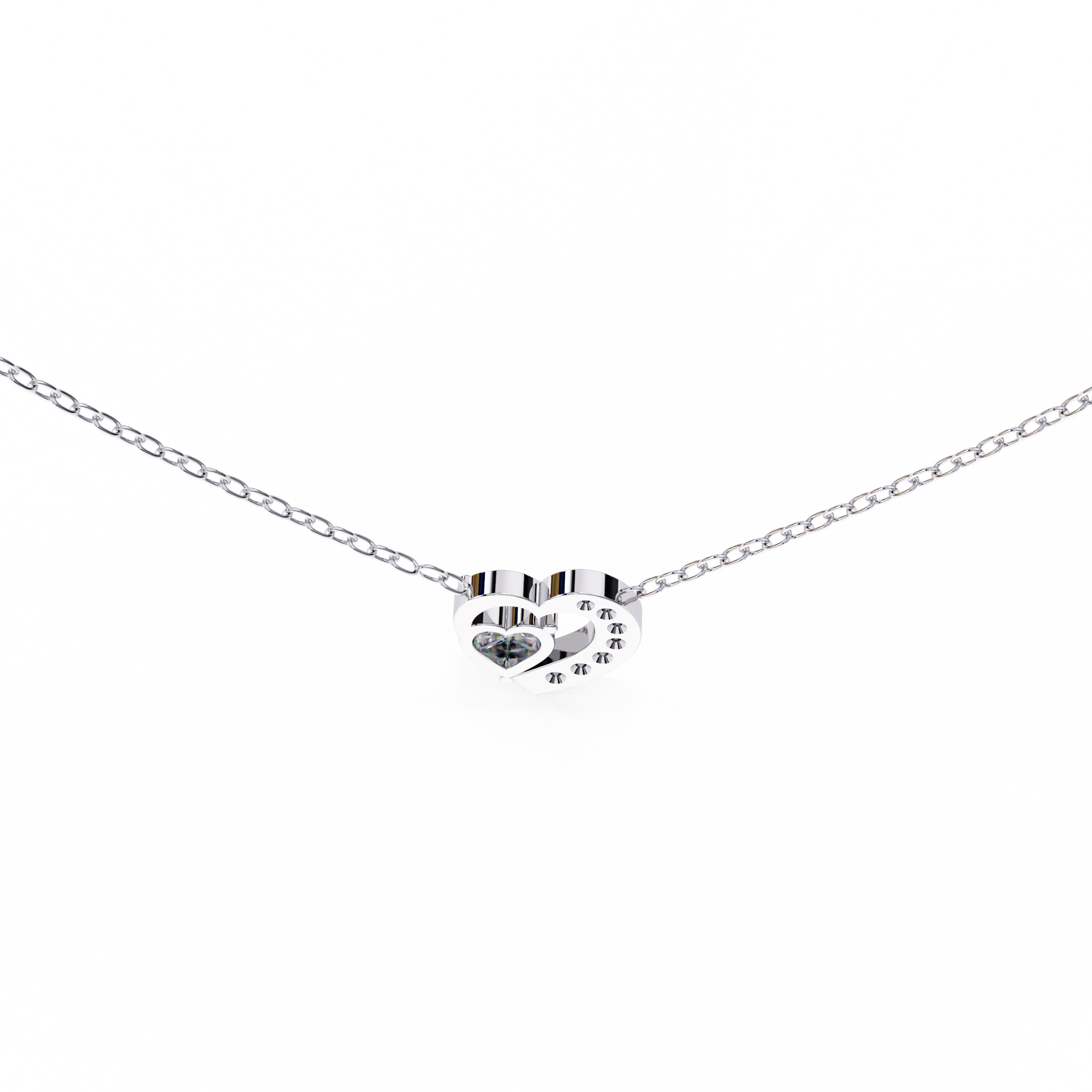 Heart Accent Pendant