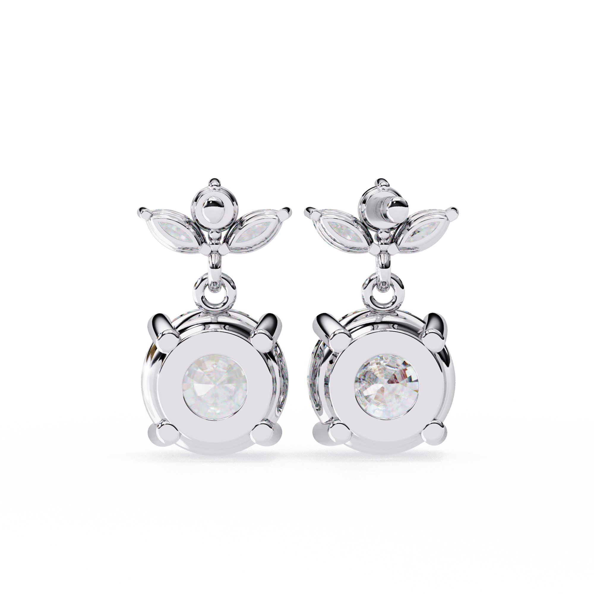 Butterfly Lab Grown Diamond Earrings