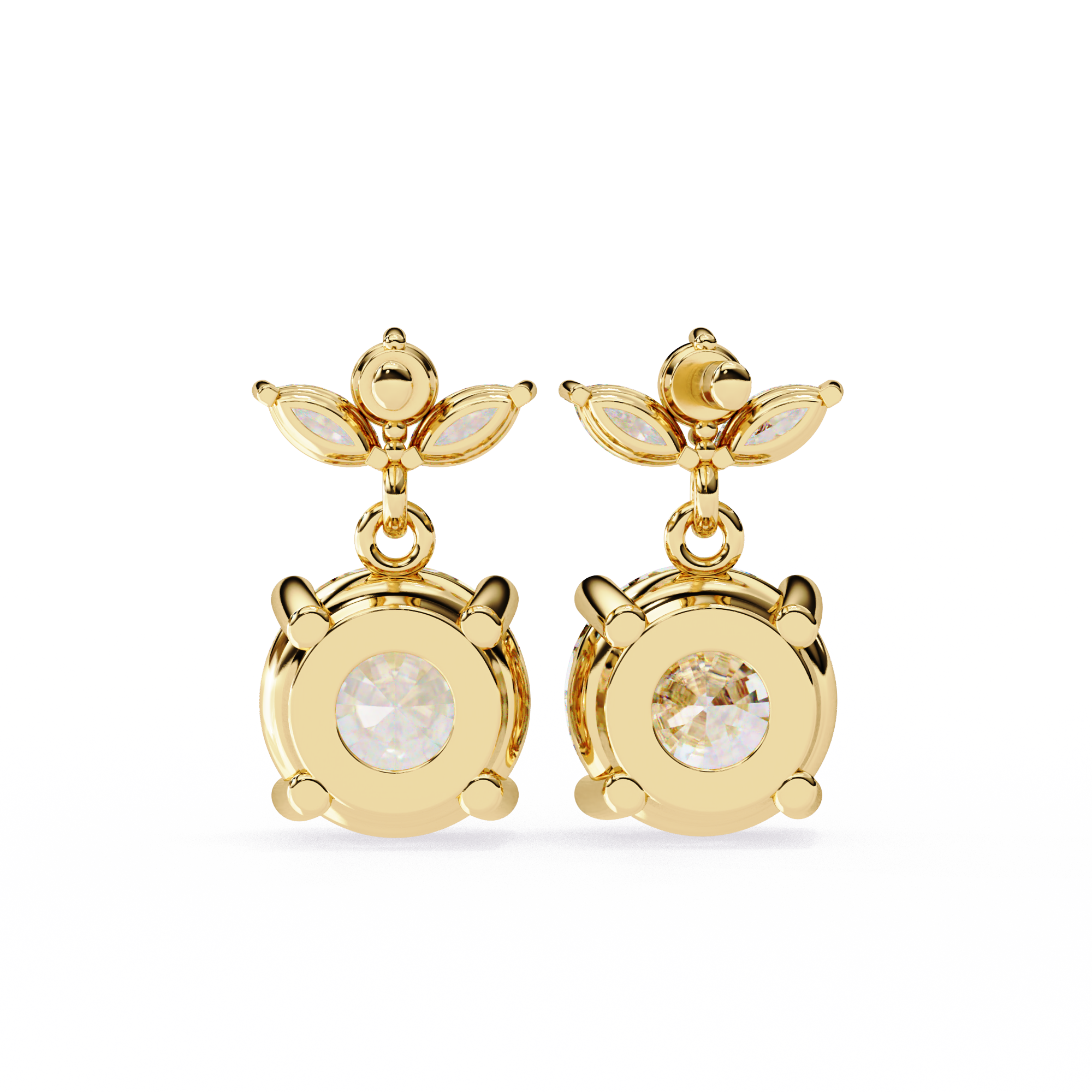 Butterfly Lab Grown Diamond Earrings