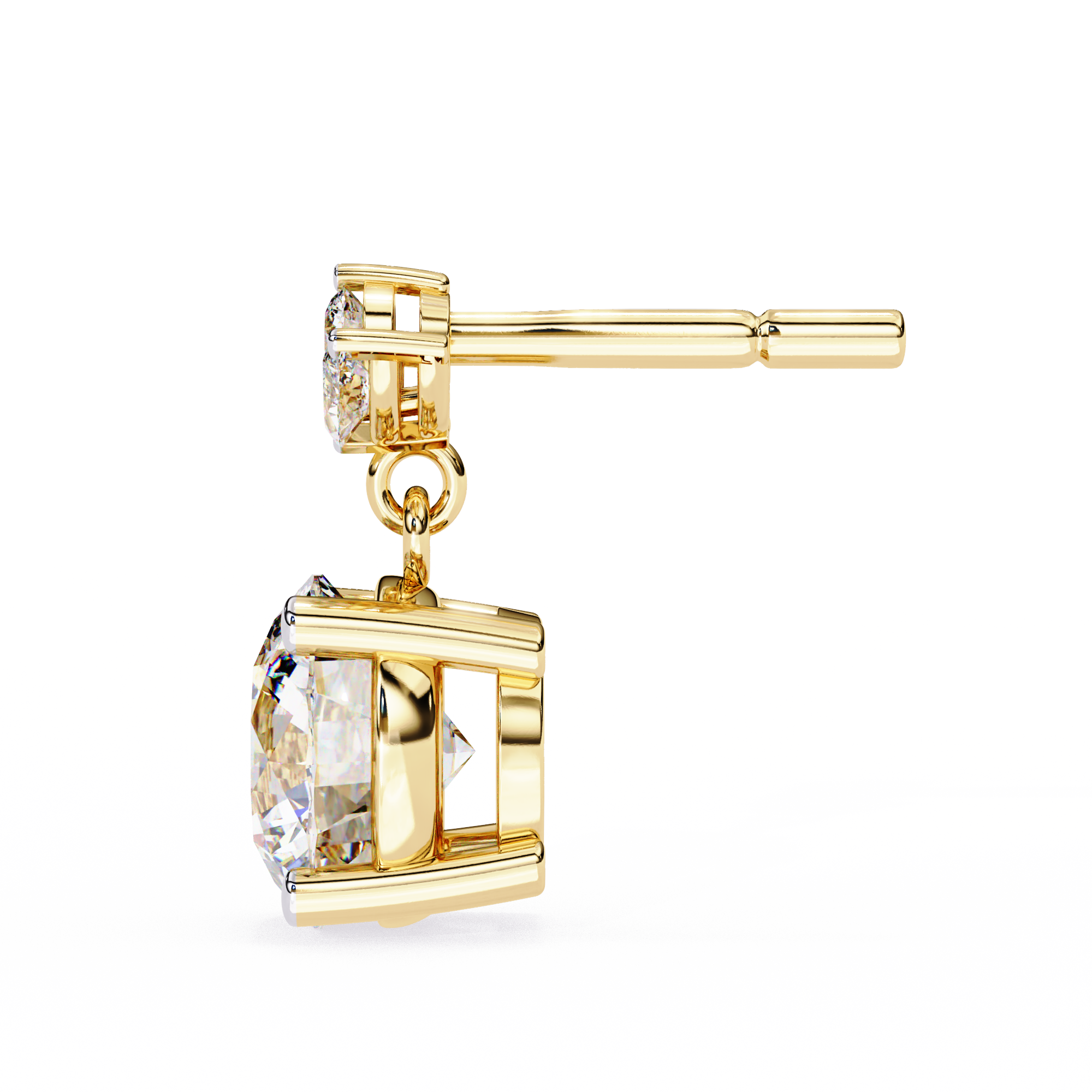 Butterfly Lab Grown Diamond Earrings