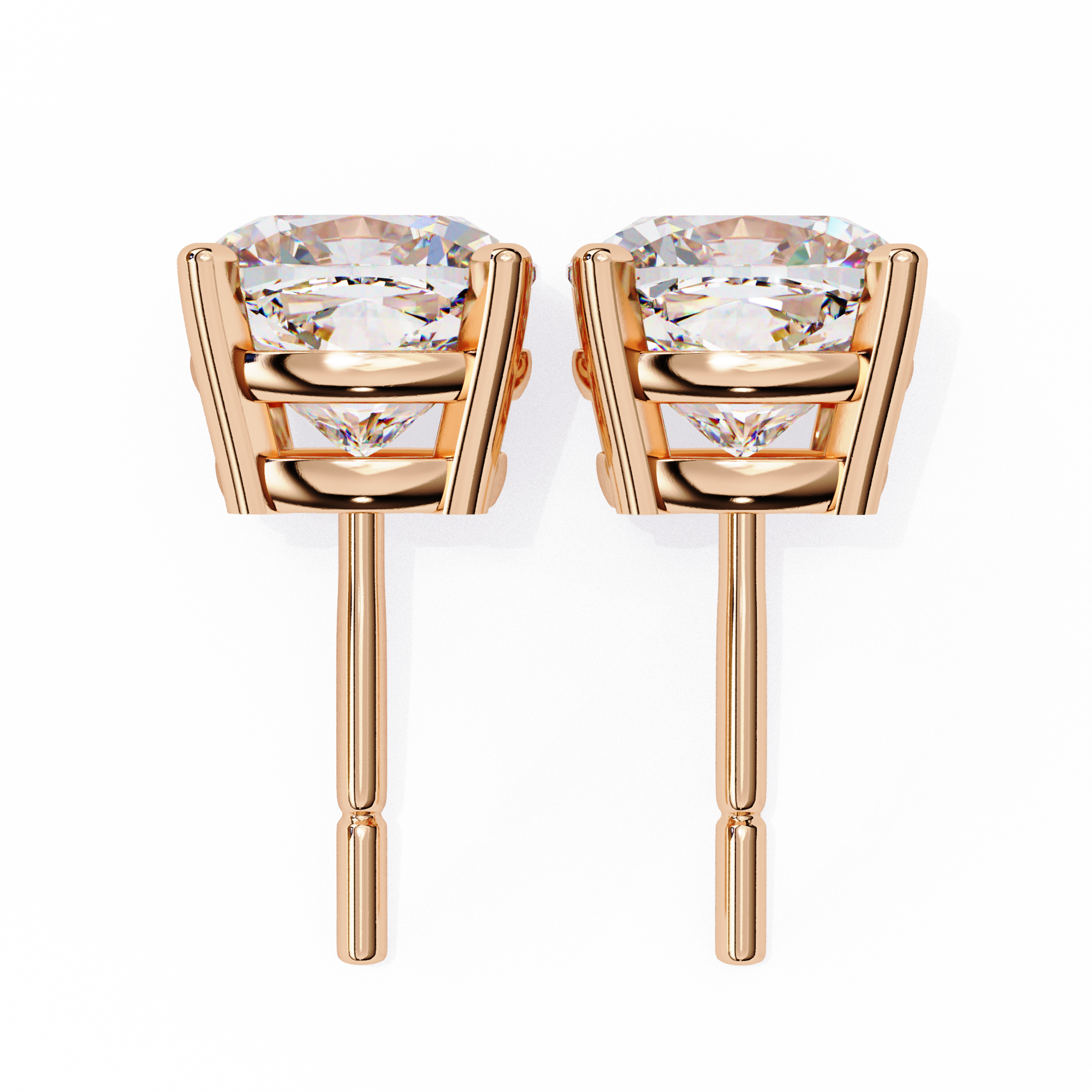 Premium Round Lab Grown Diamond Studs