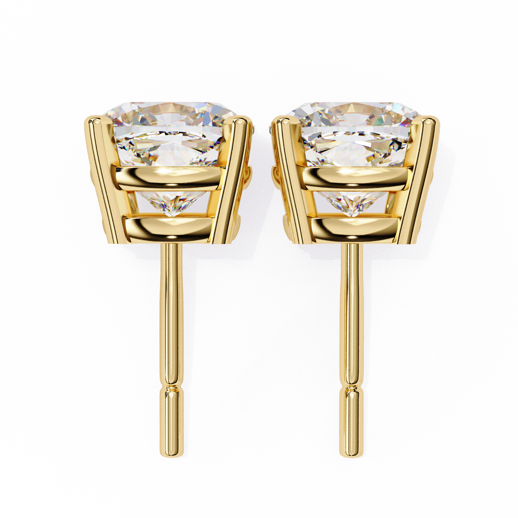 Premium Round Lab Grown Diamond Studs