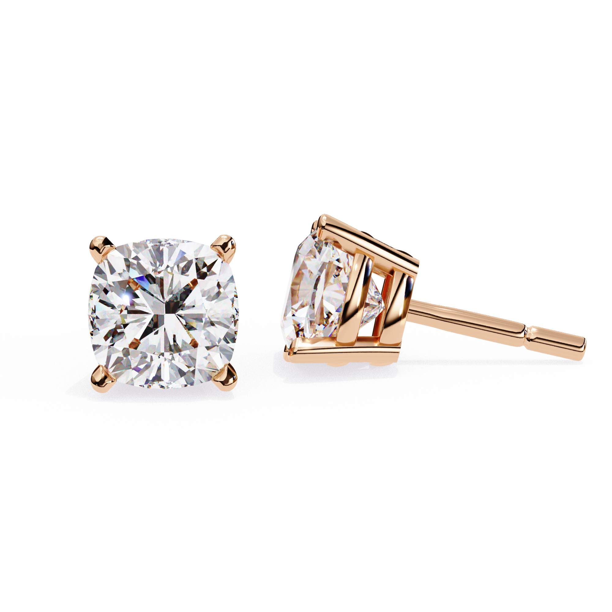 Premium Round Lab Grown Diamond Studs