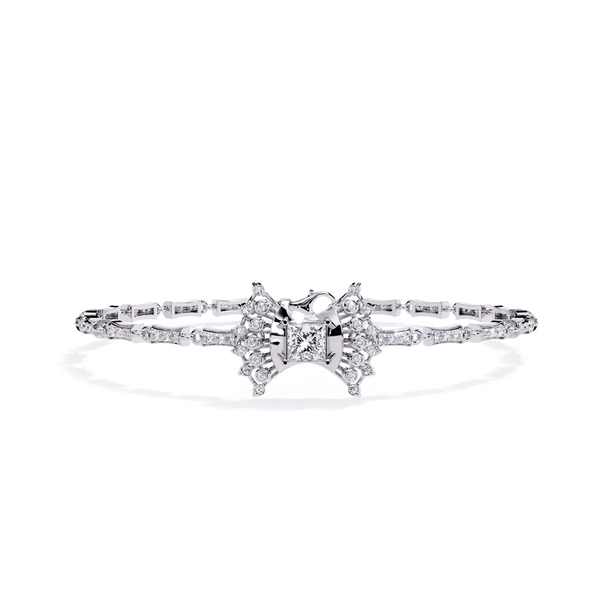 Mixed-Cut Tennis Bracelet