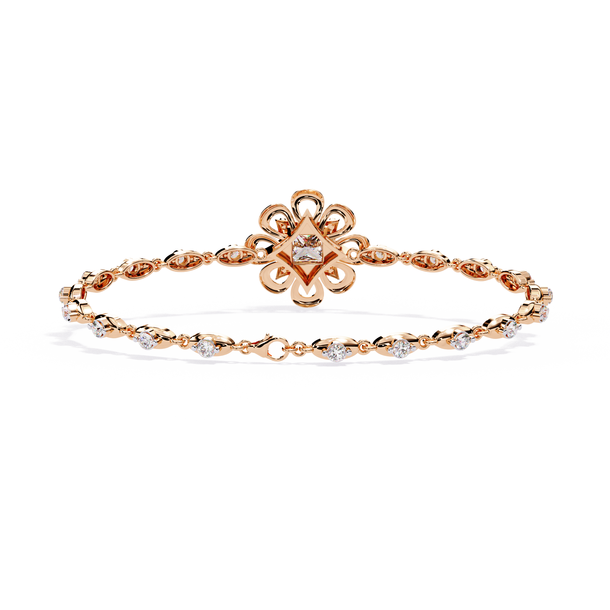 Mixed-Cut Luxury Bracelet