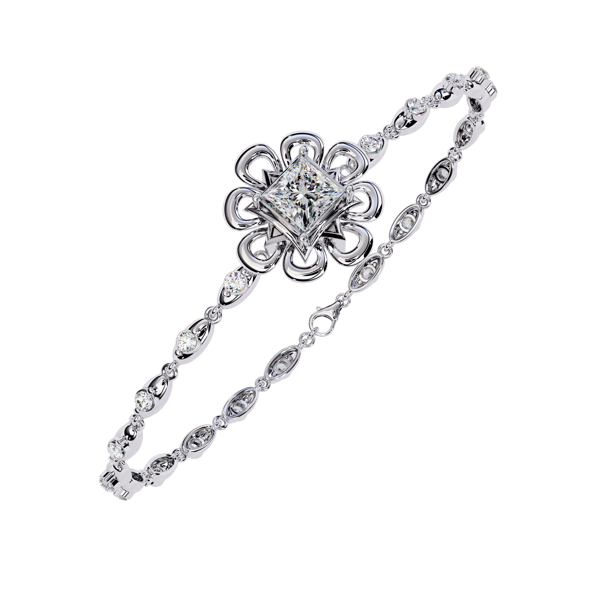 Mixed-Cut Luxury Bracelet