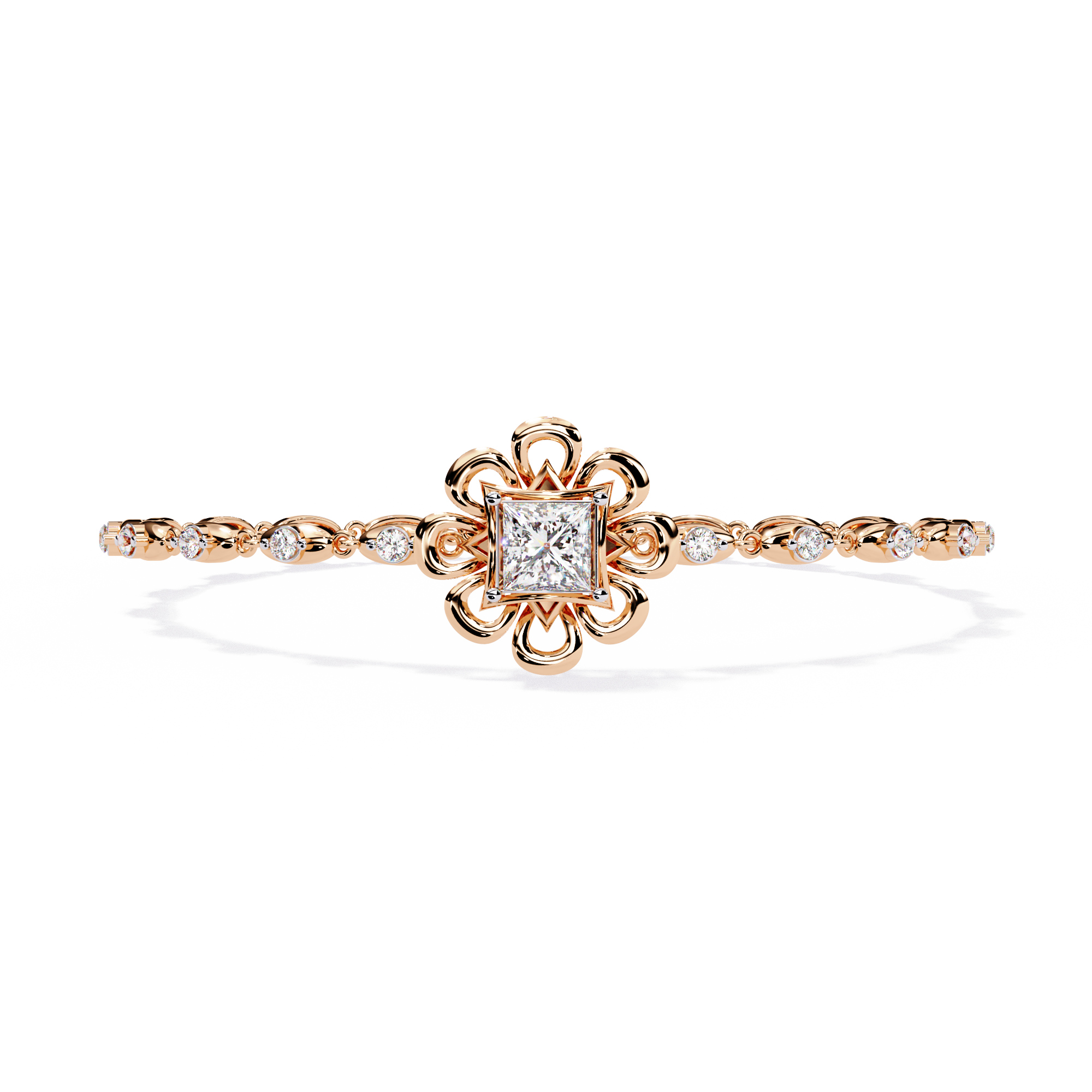 Mixed-Cut Luxury Bracelet