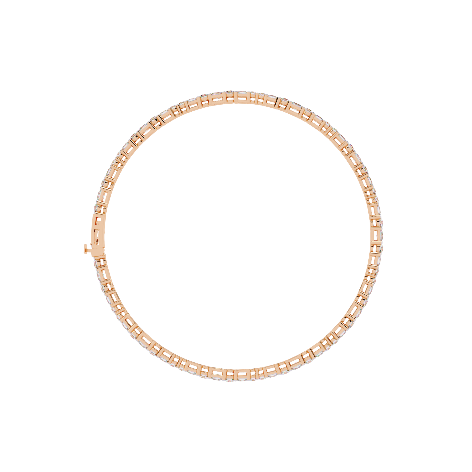 Princess Cut Tennis Bracelet