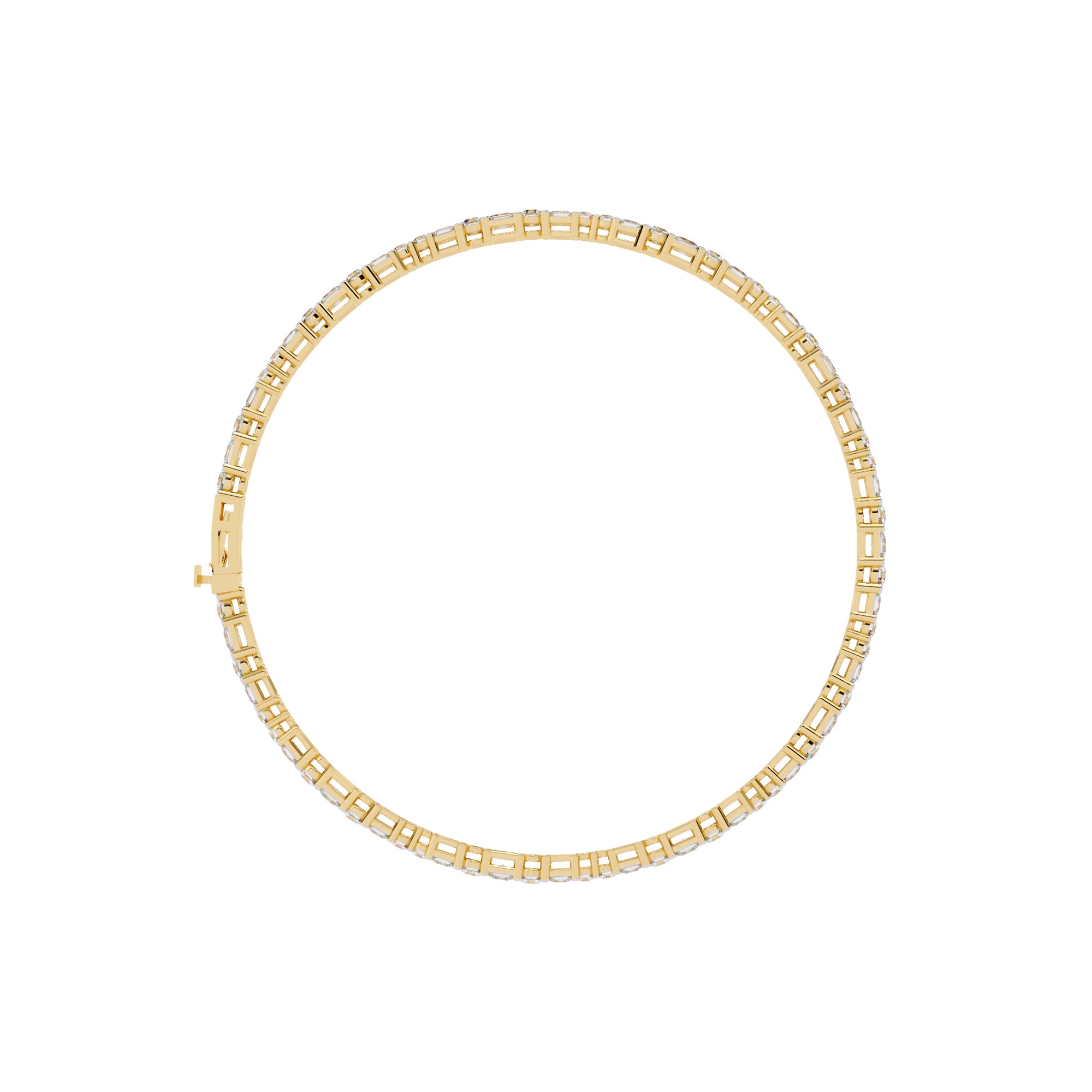 Princess Cut Tennis Bracelet