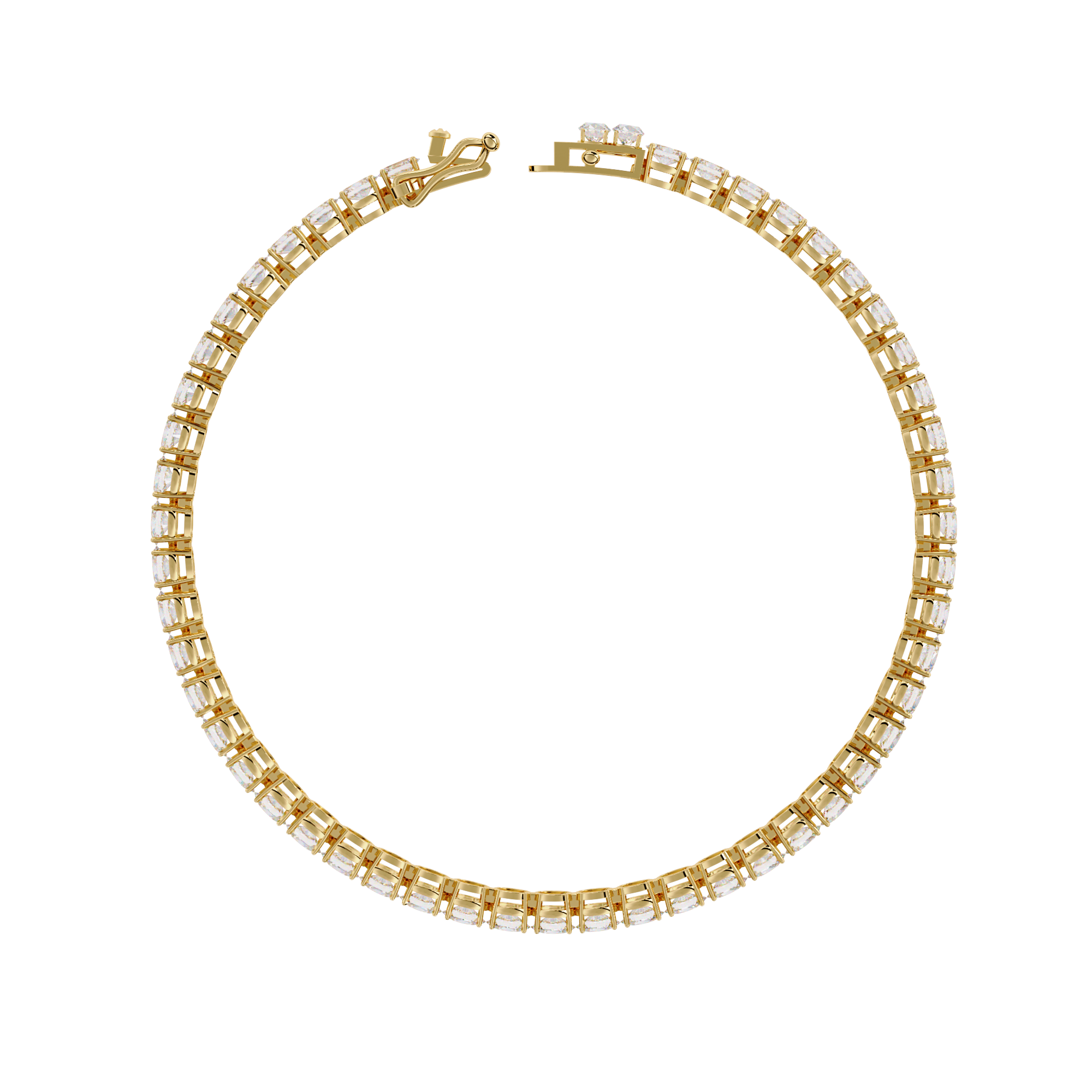 Oval Line Bracelet