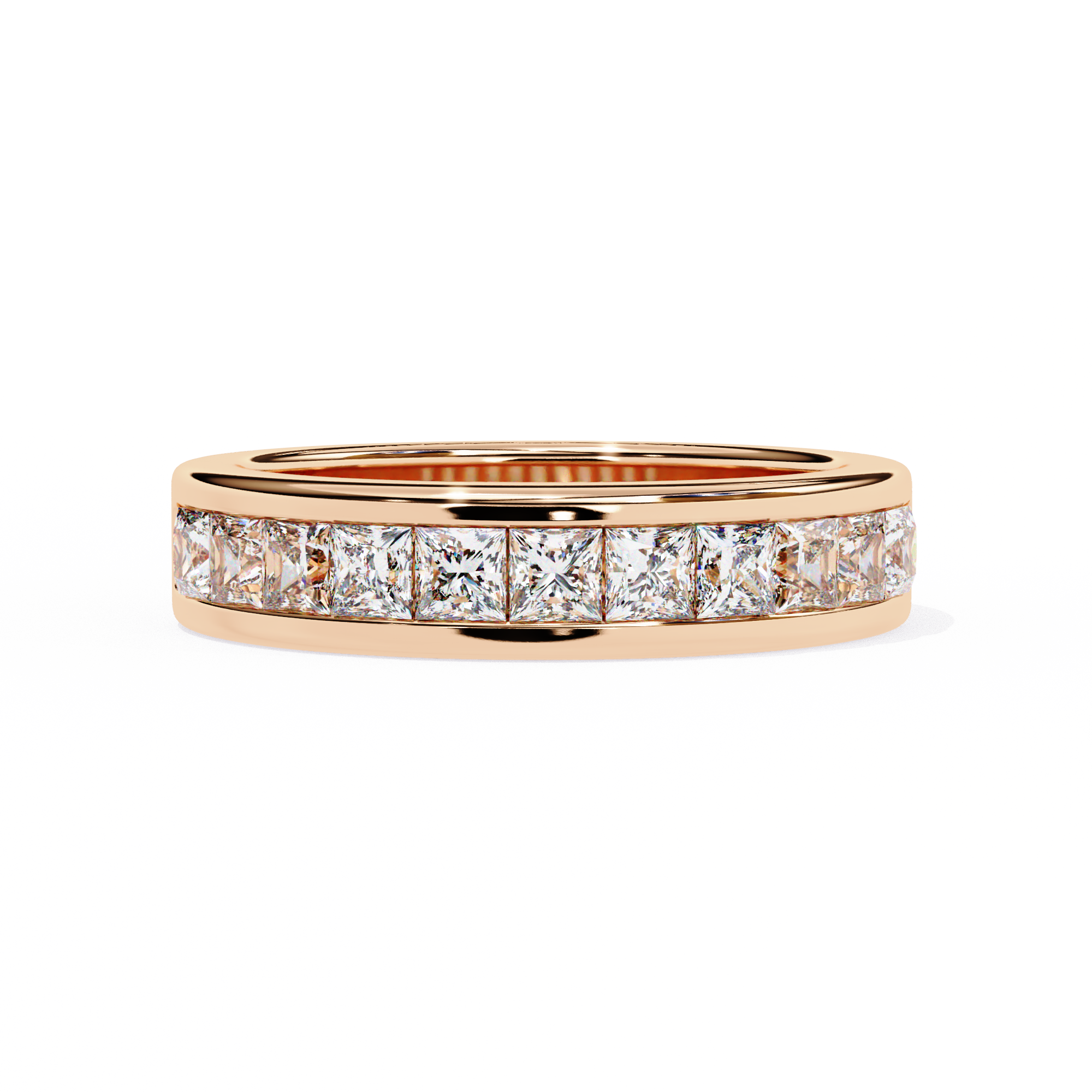 Princess Cut Lab Grown Diamond Eternity Band