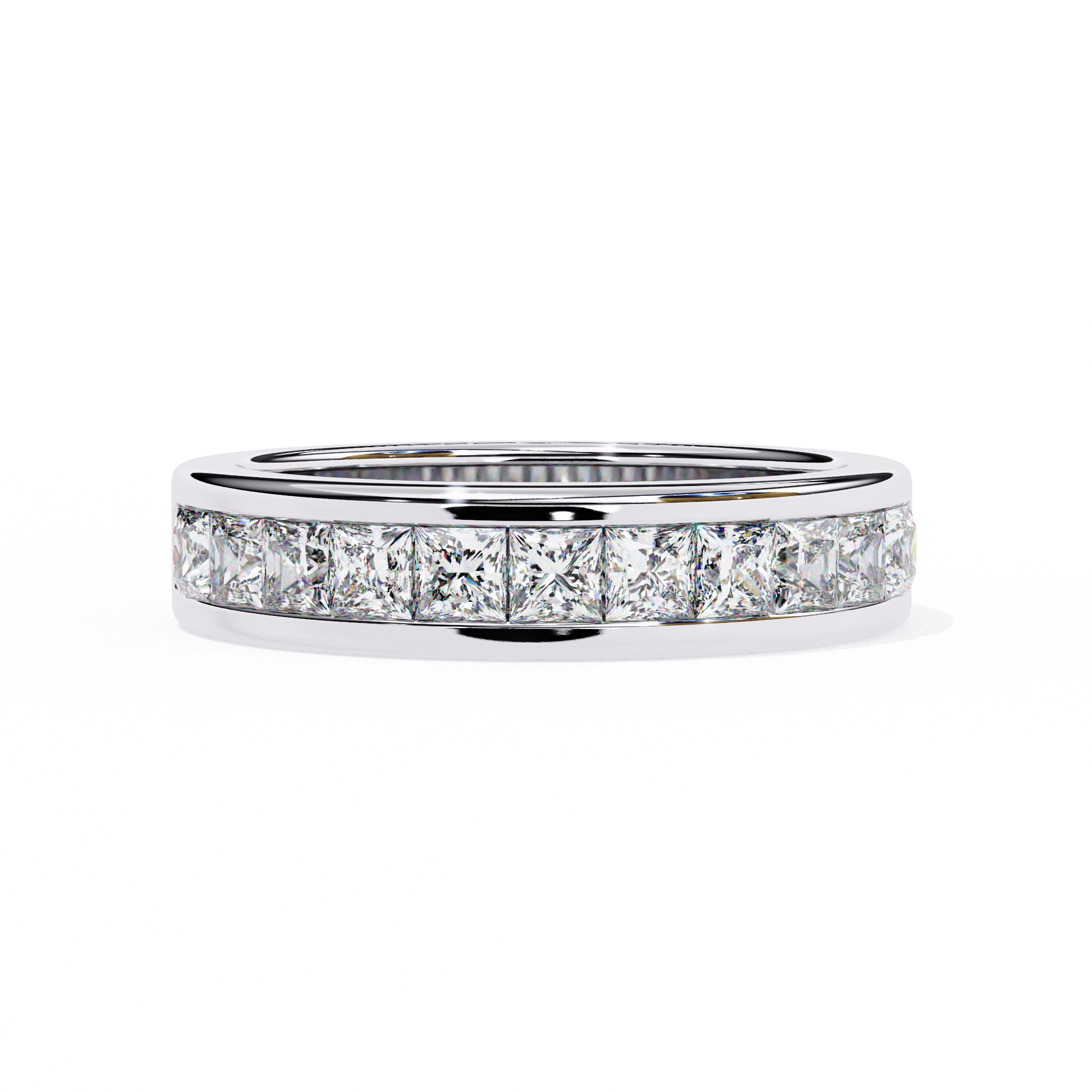 Princess Cut Lab Grown Diamond Eternity Band