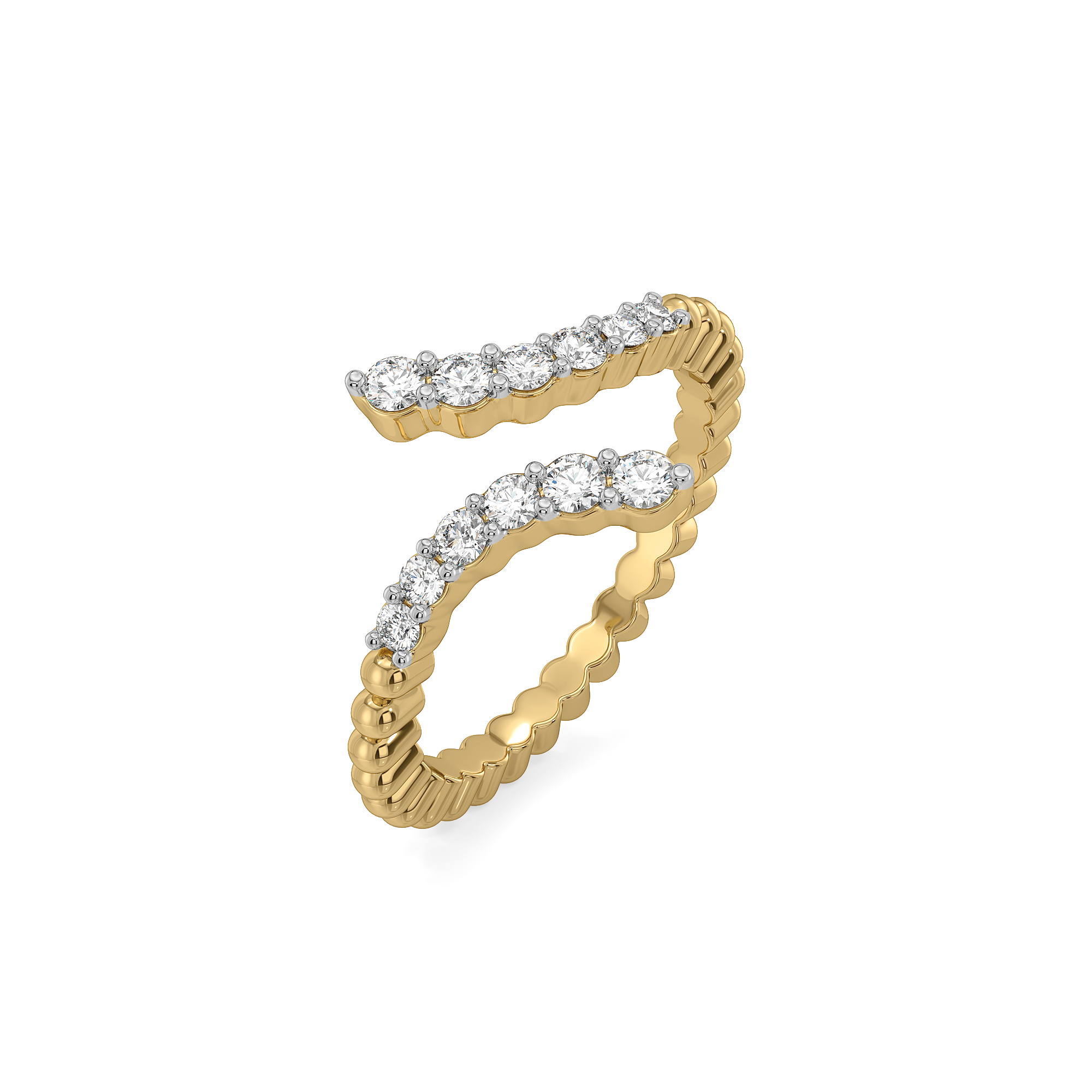 "Dare to Sparkle" Open Top Ring