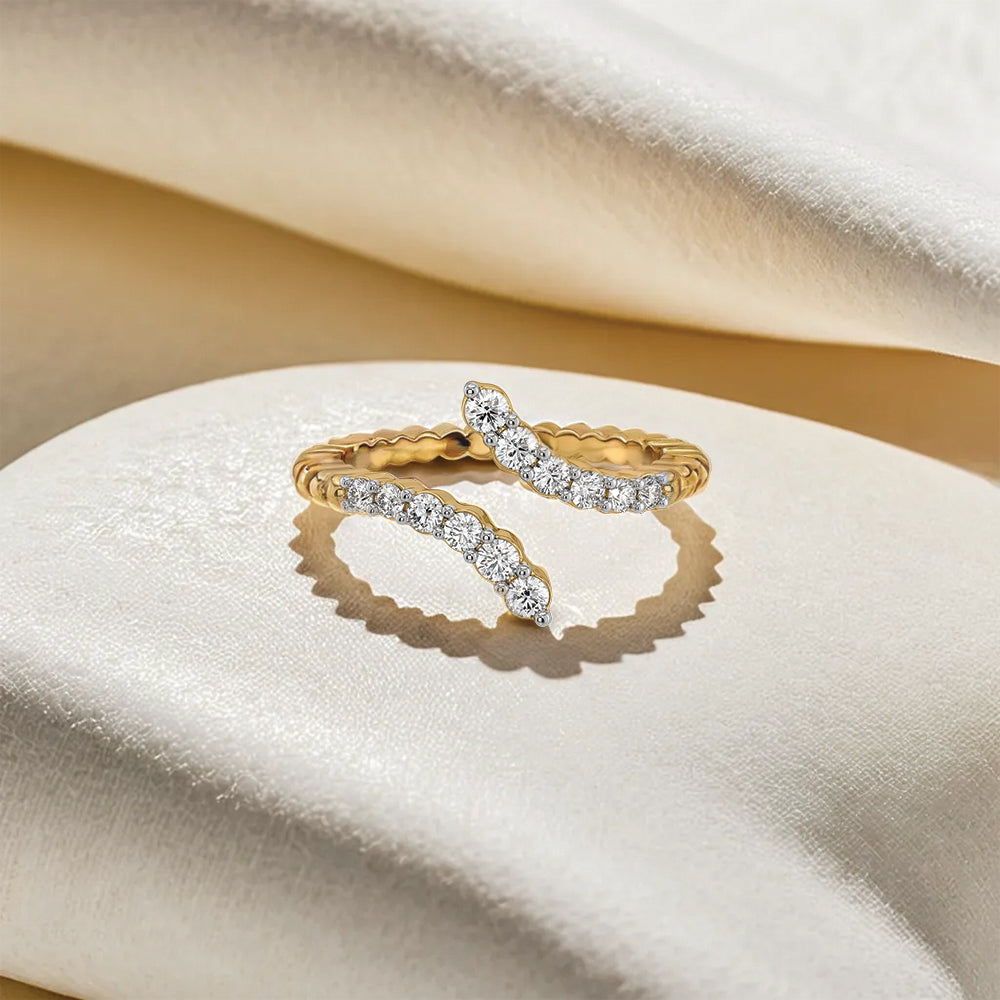 "Dare to Sparkle" Open Top Ring