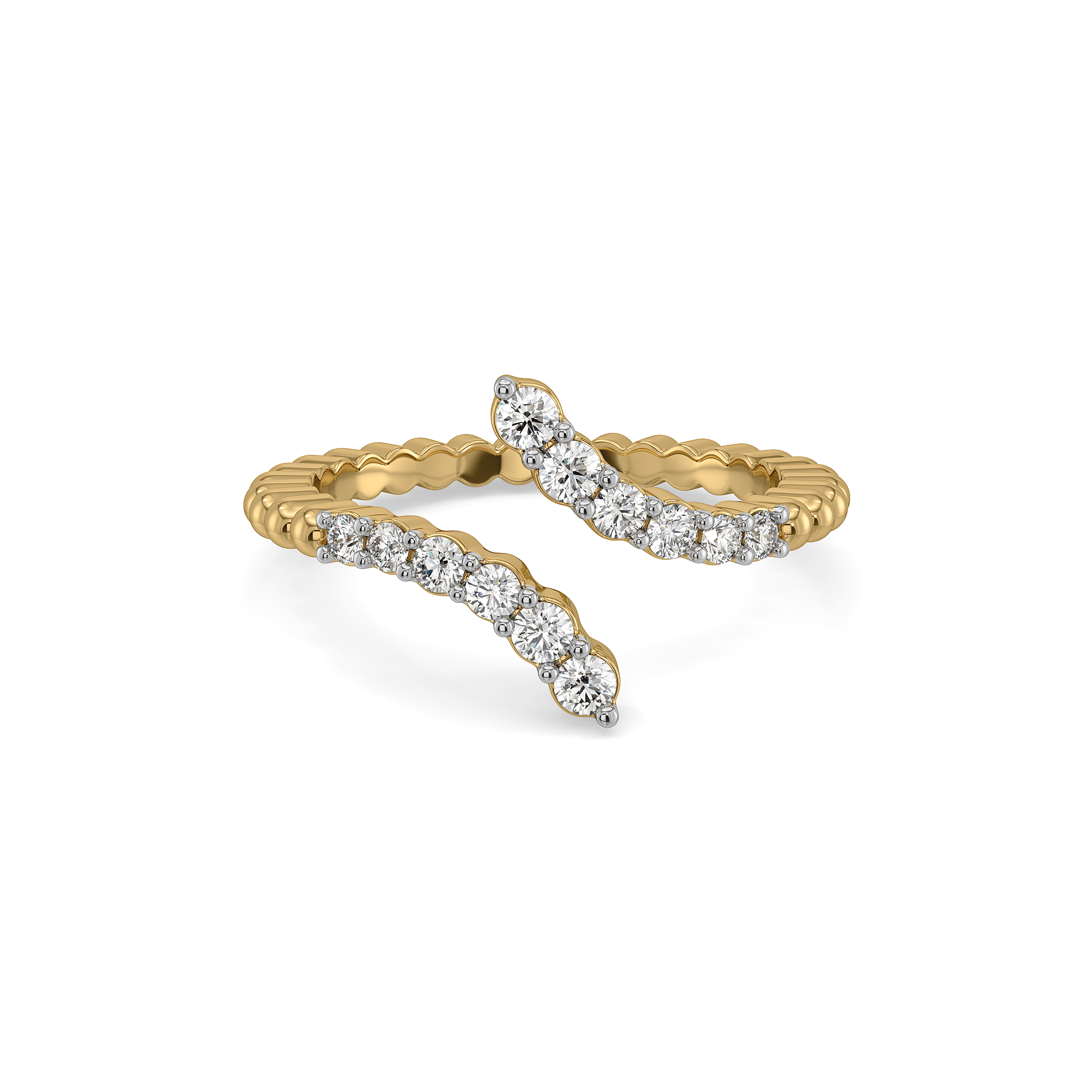 "Dare to Sparkle" Open Top Ring