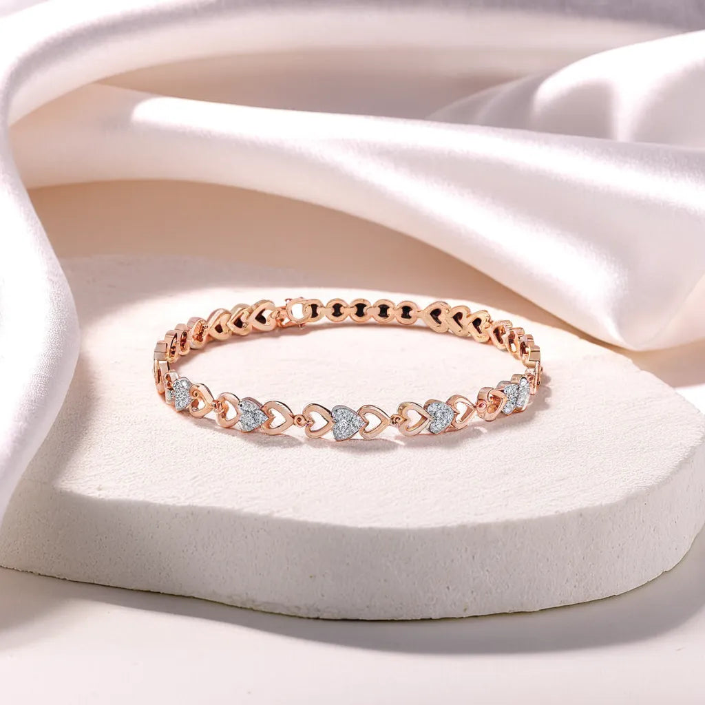 Heartstring - Lab Grown Diamond Tennis Bracelet