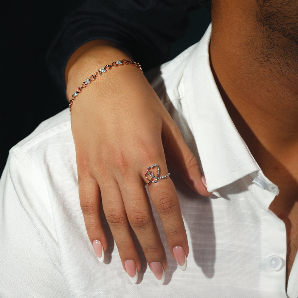 Heartstring - Lab Grown Diamond Tennis Bracelet