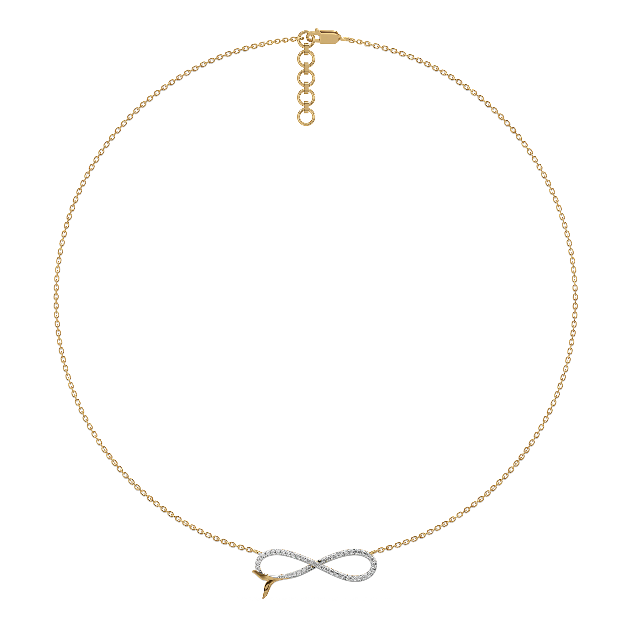 Infinity Tide - Lab Grown Diamond Necklace