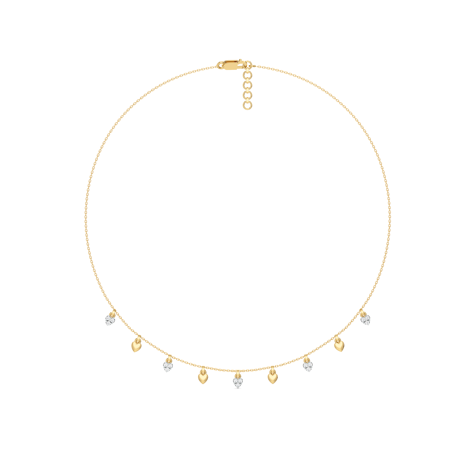 Beating Heart Charm Necklace