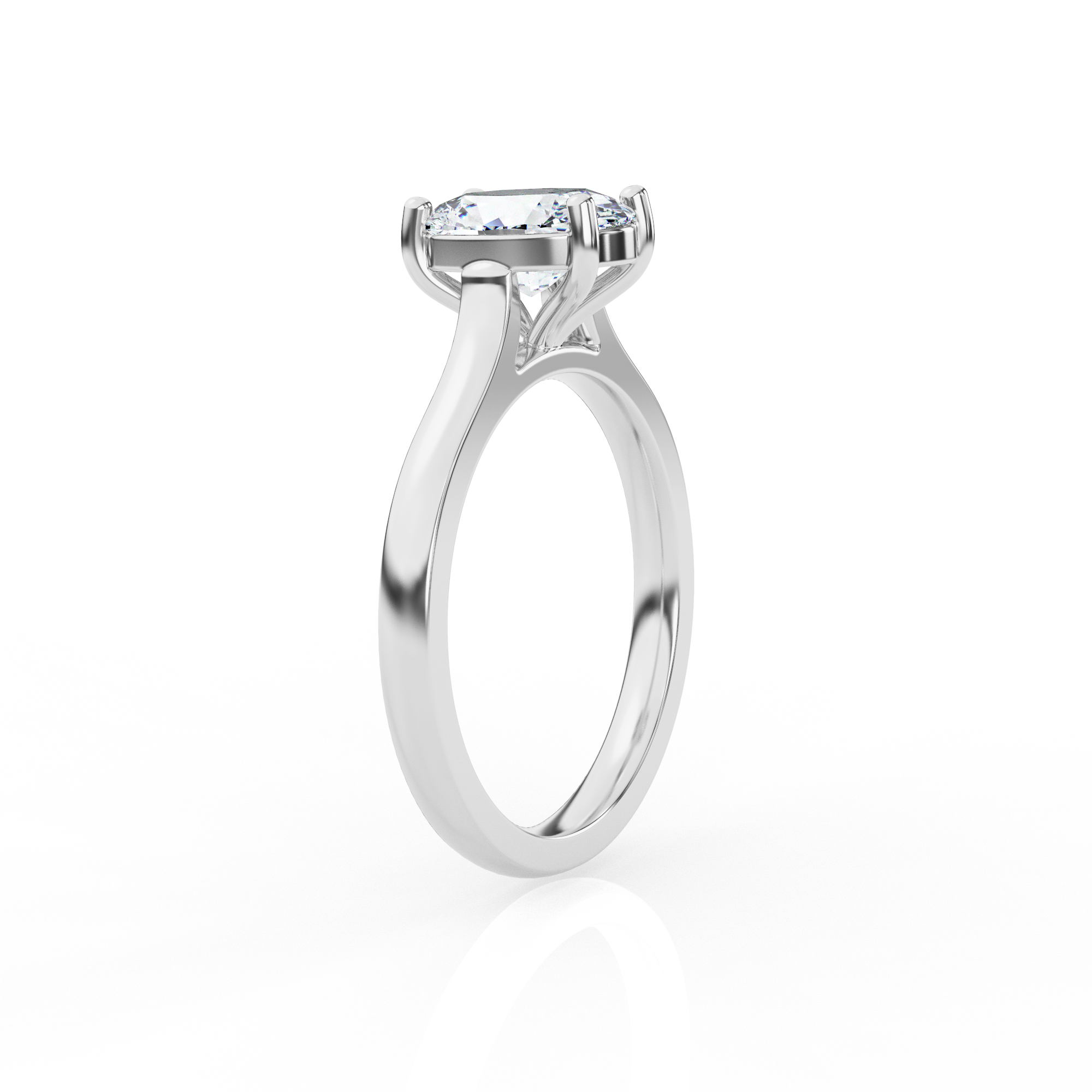 Oval Solitaire Lab-Grown Diamond Ring