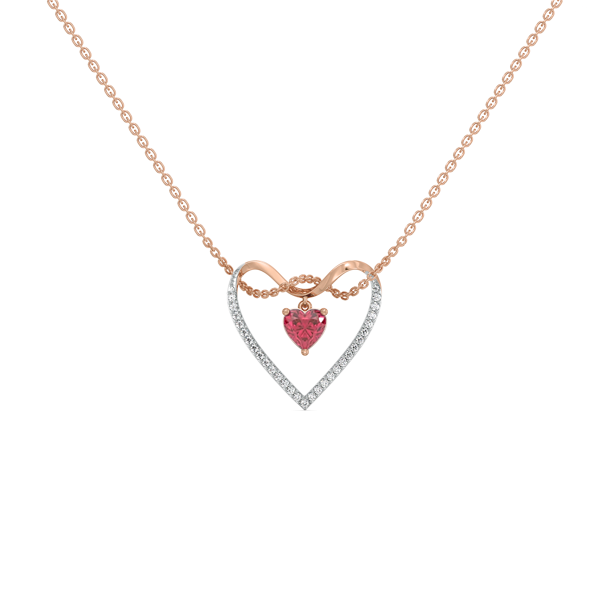"Love on a String" - Lab Grown Diamond Necklace