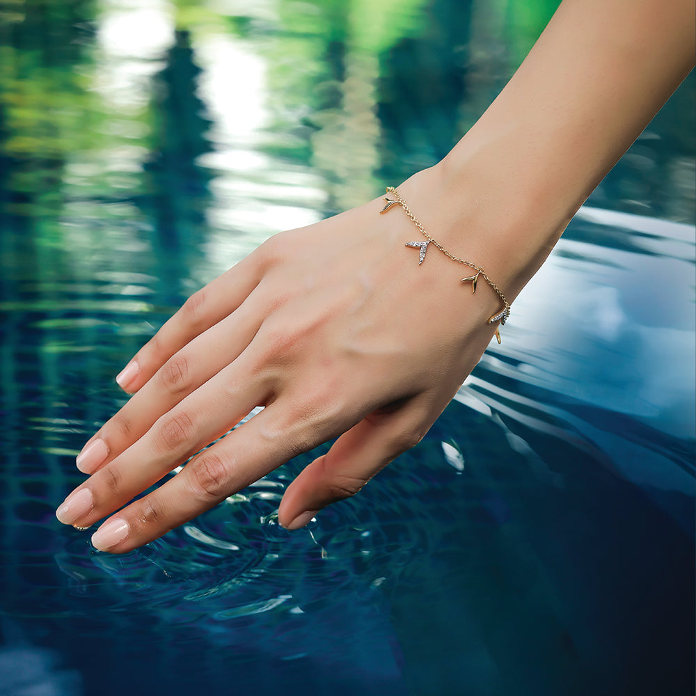 Ocean’s Treasure Charm - Lab Grown Diamond Bracelet