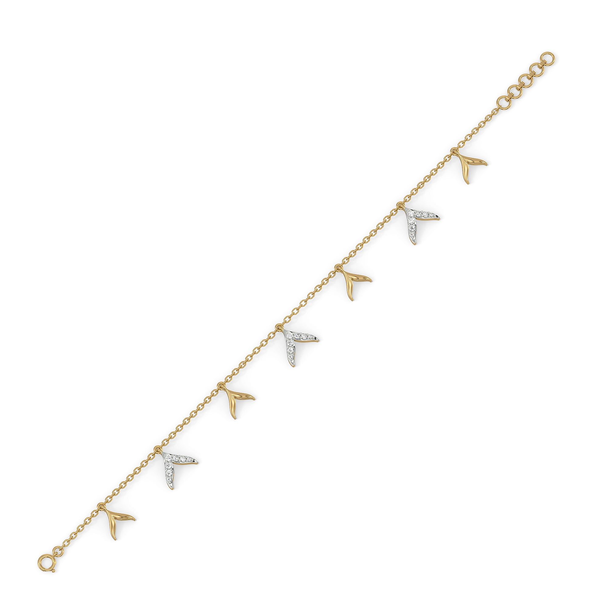 Ocean’s Treasure Charm - Lab Grown Diamond Bracelet