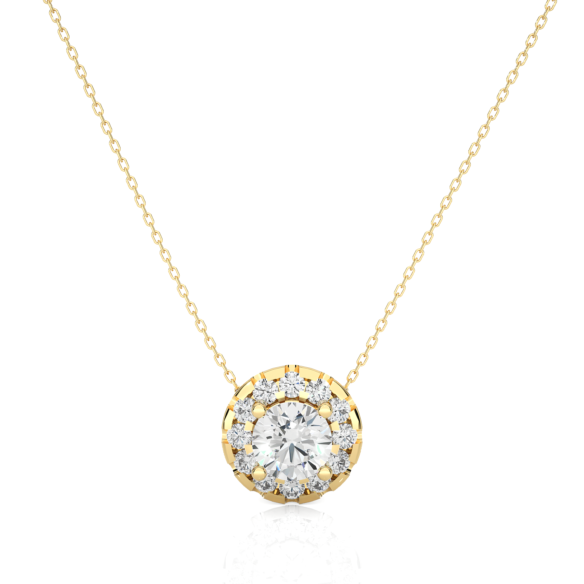 The Torch Of Enlightenment Pendant With Chain