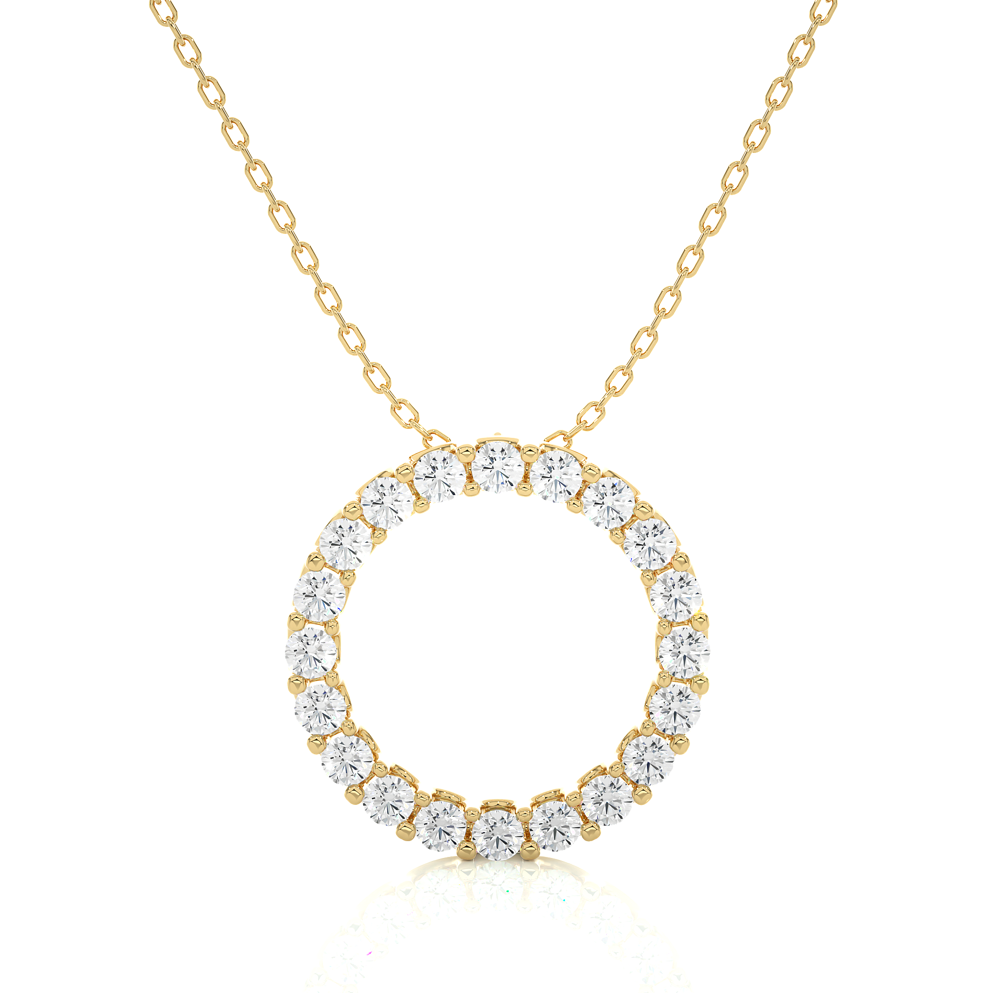 The Circular Orbit Pendant With Chain