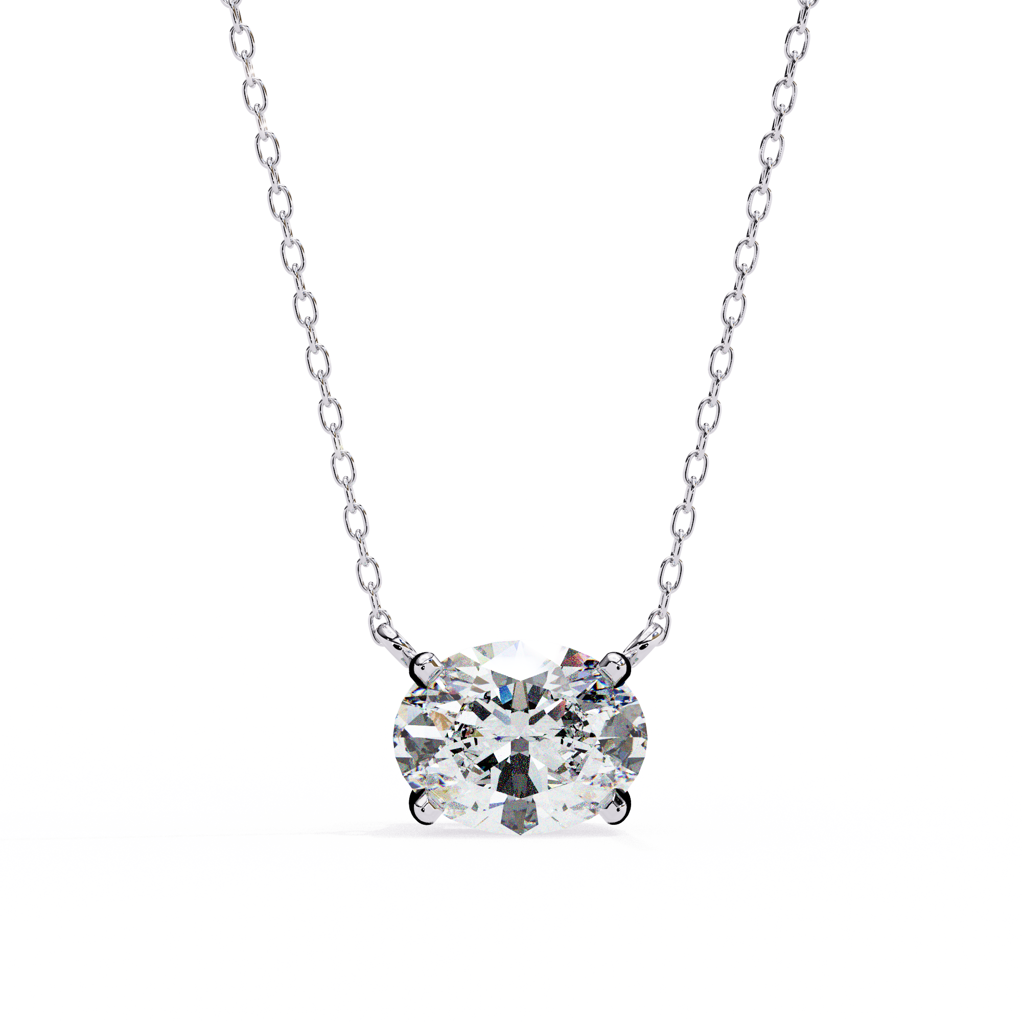 Oval Drop Pendant