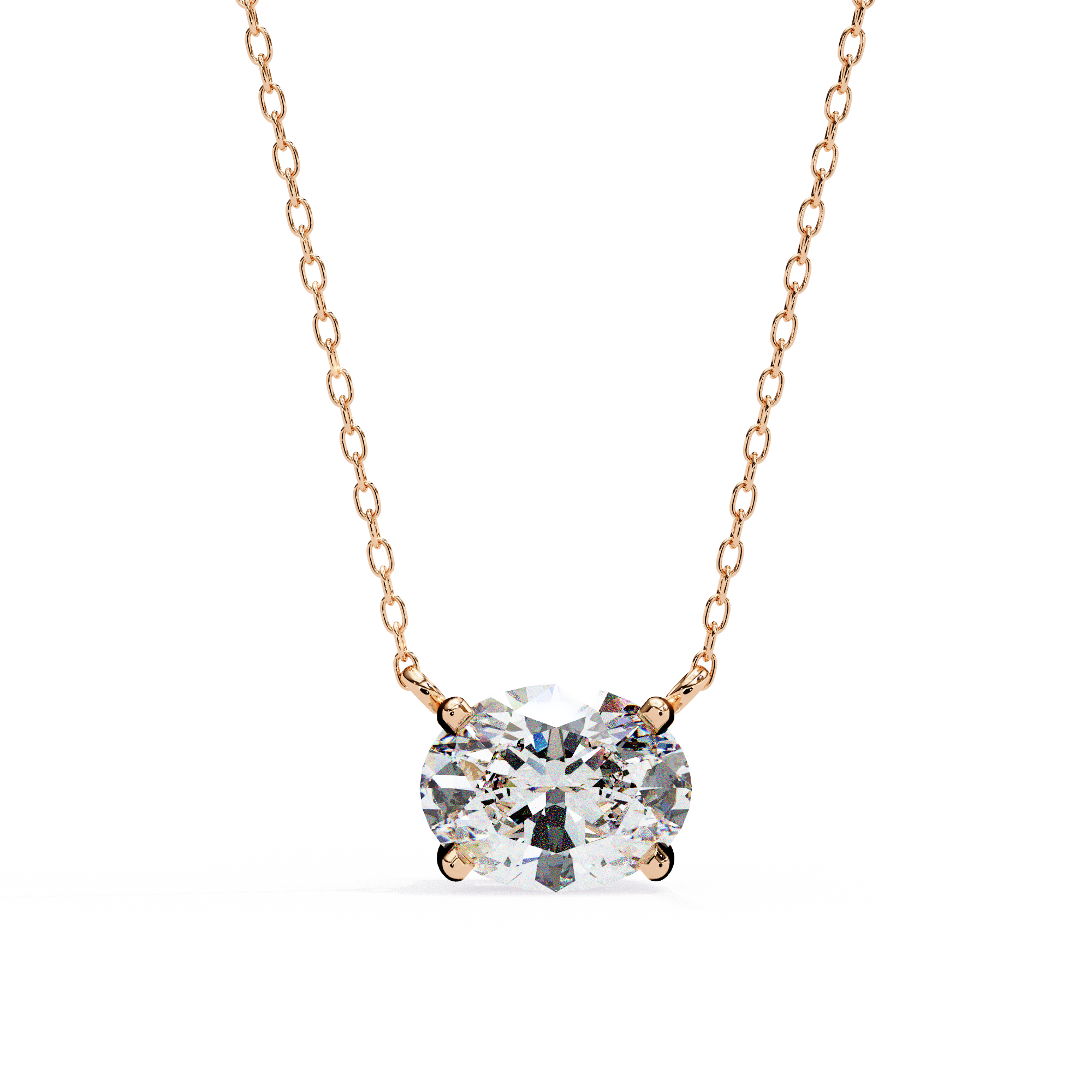 Oval Drop Pendant