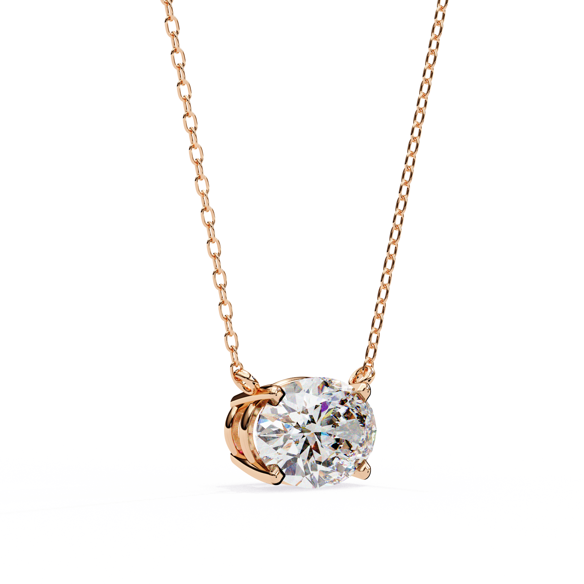 Oval Drop Pendant