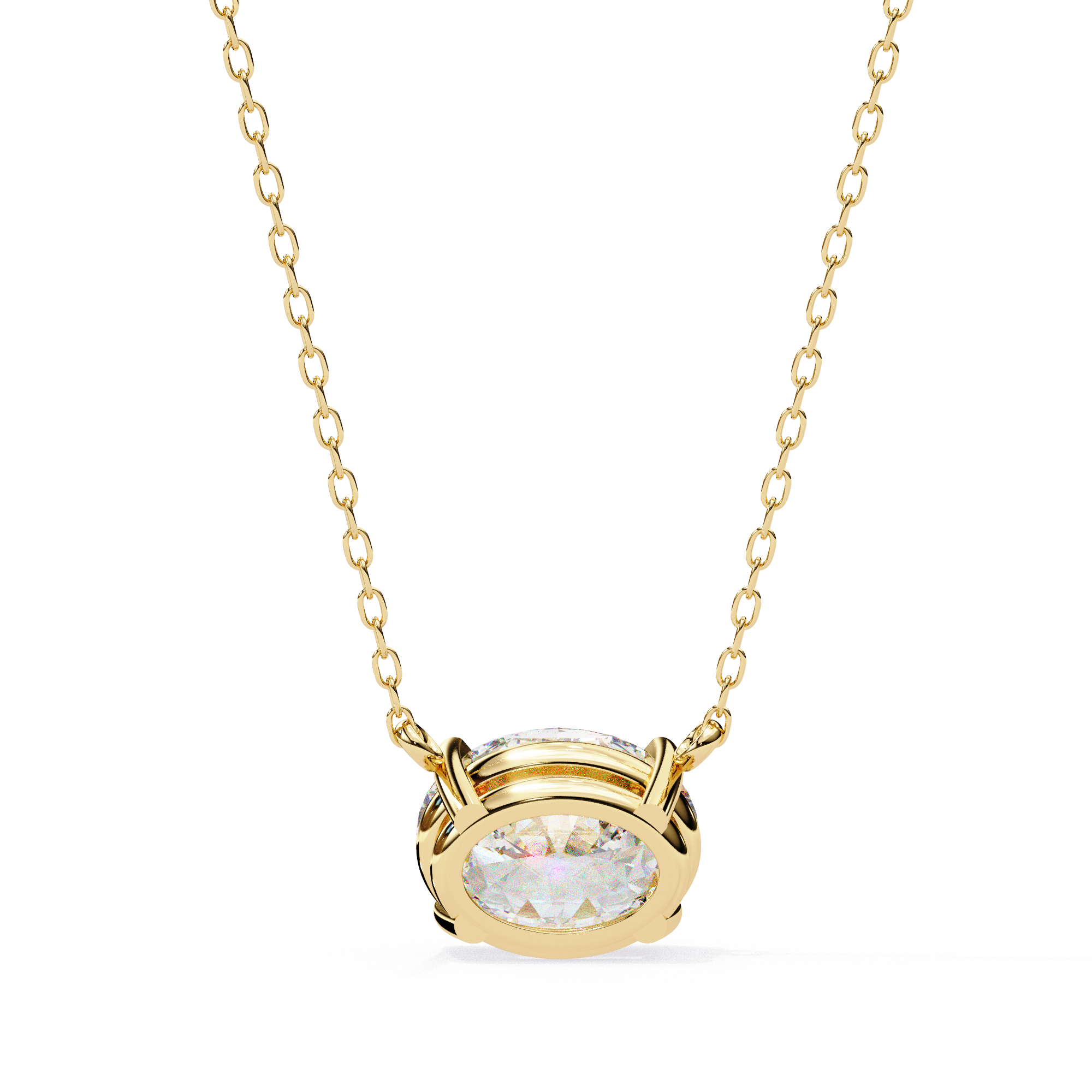 Oval Drop Pendant