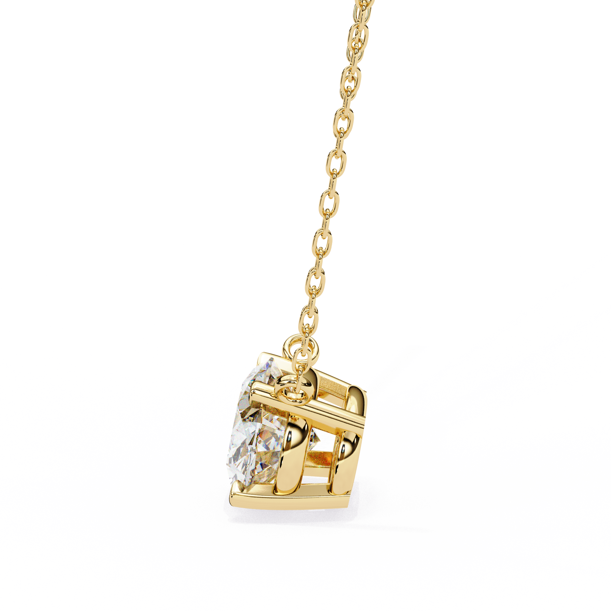 Oval Drop Pendant