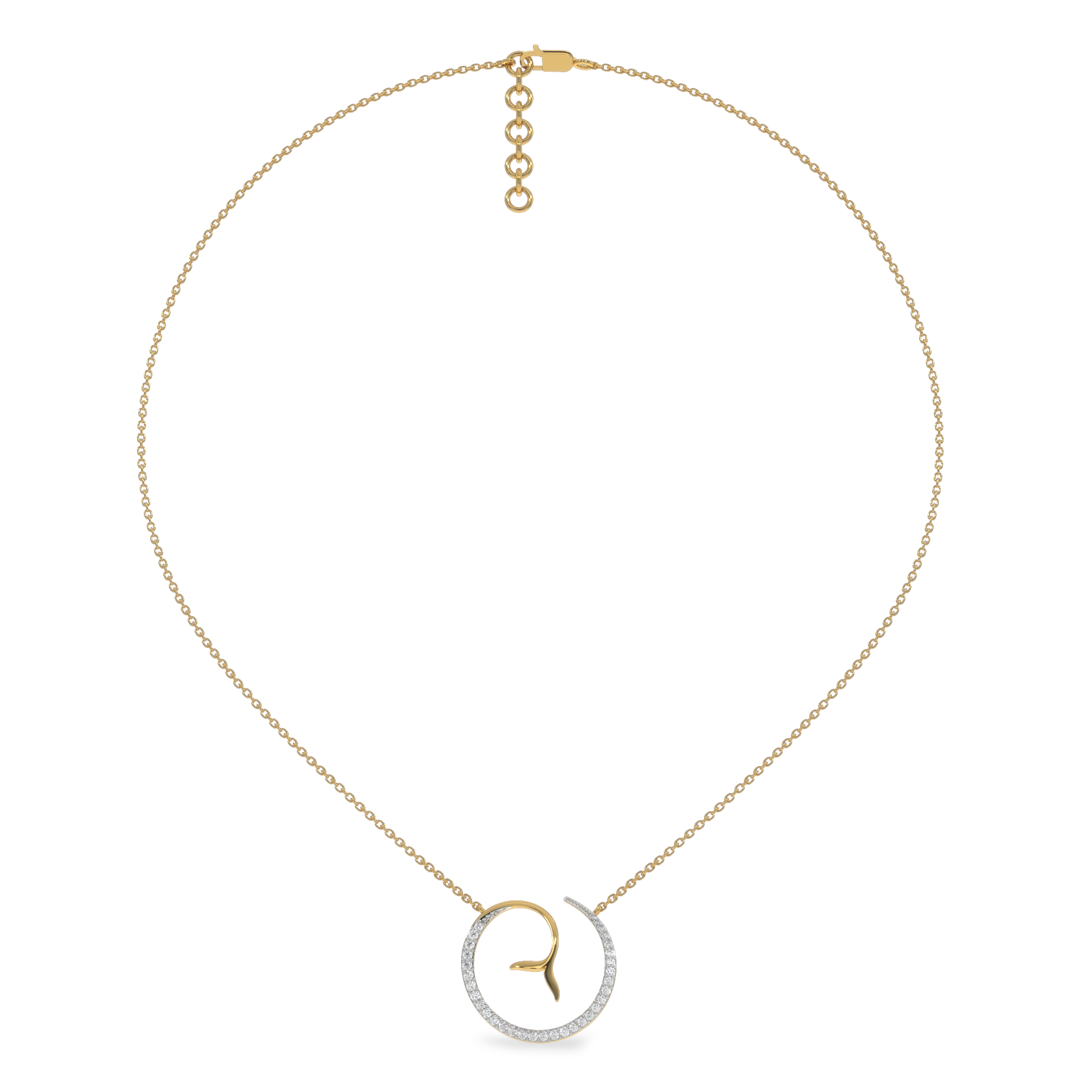 Siren’s Whisper Pendant - Lab Grown Diamond Necklace