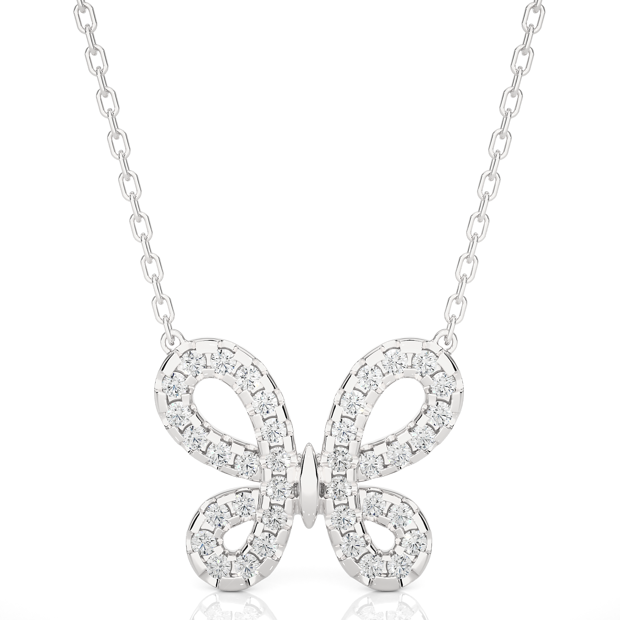The Beguiling Butterfly Pendant With Chain