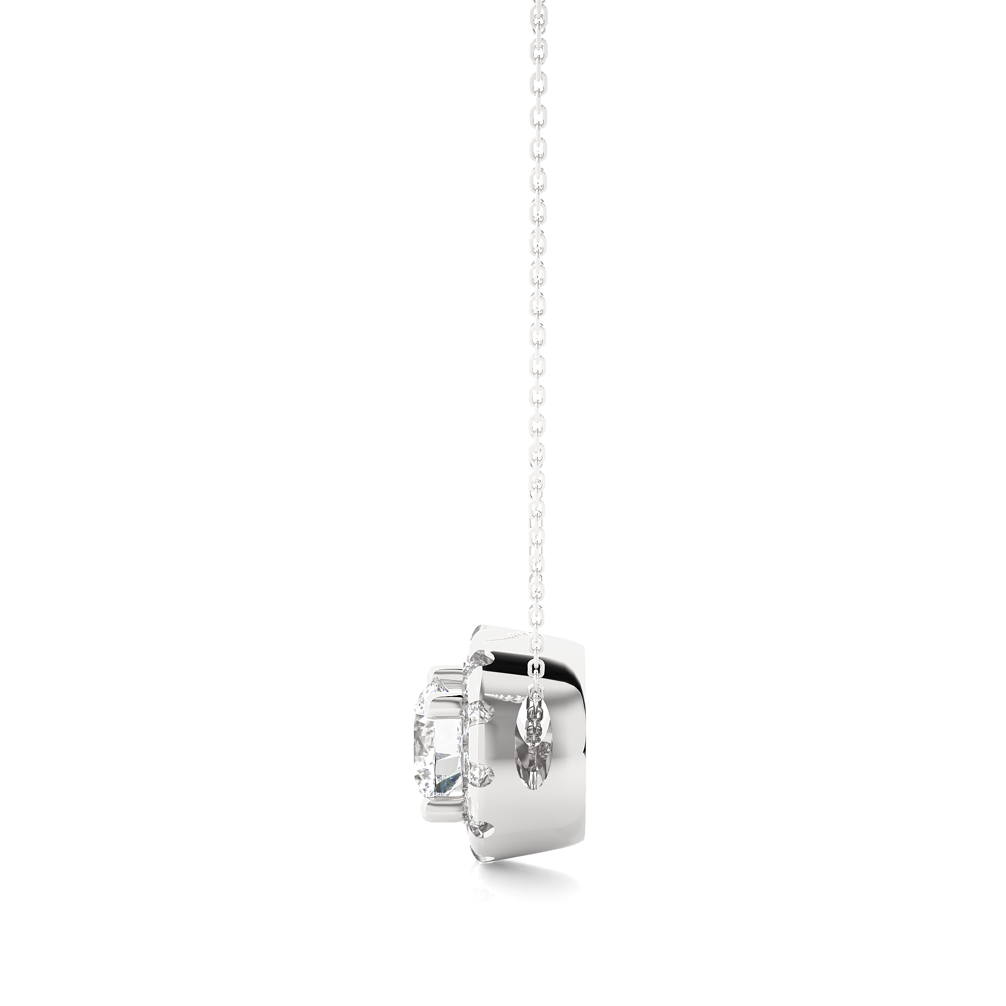 The Torch Of Enlightenment Pendant With Chain