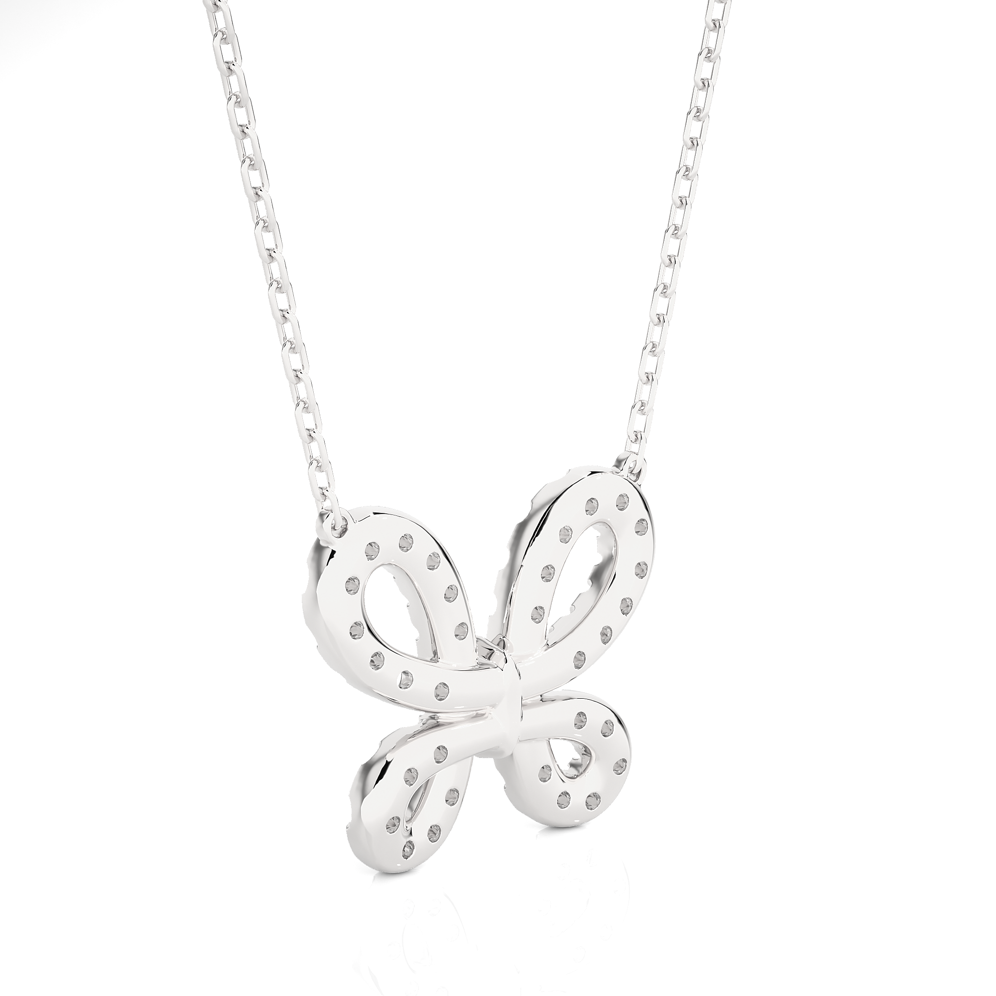 The Beguiling Butterfly Pendant With Chain