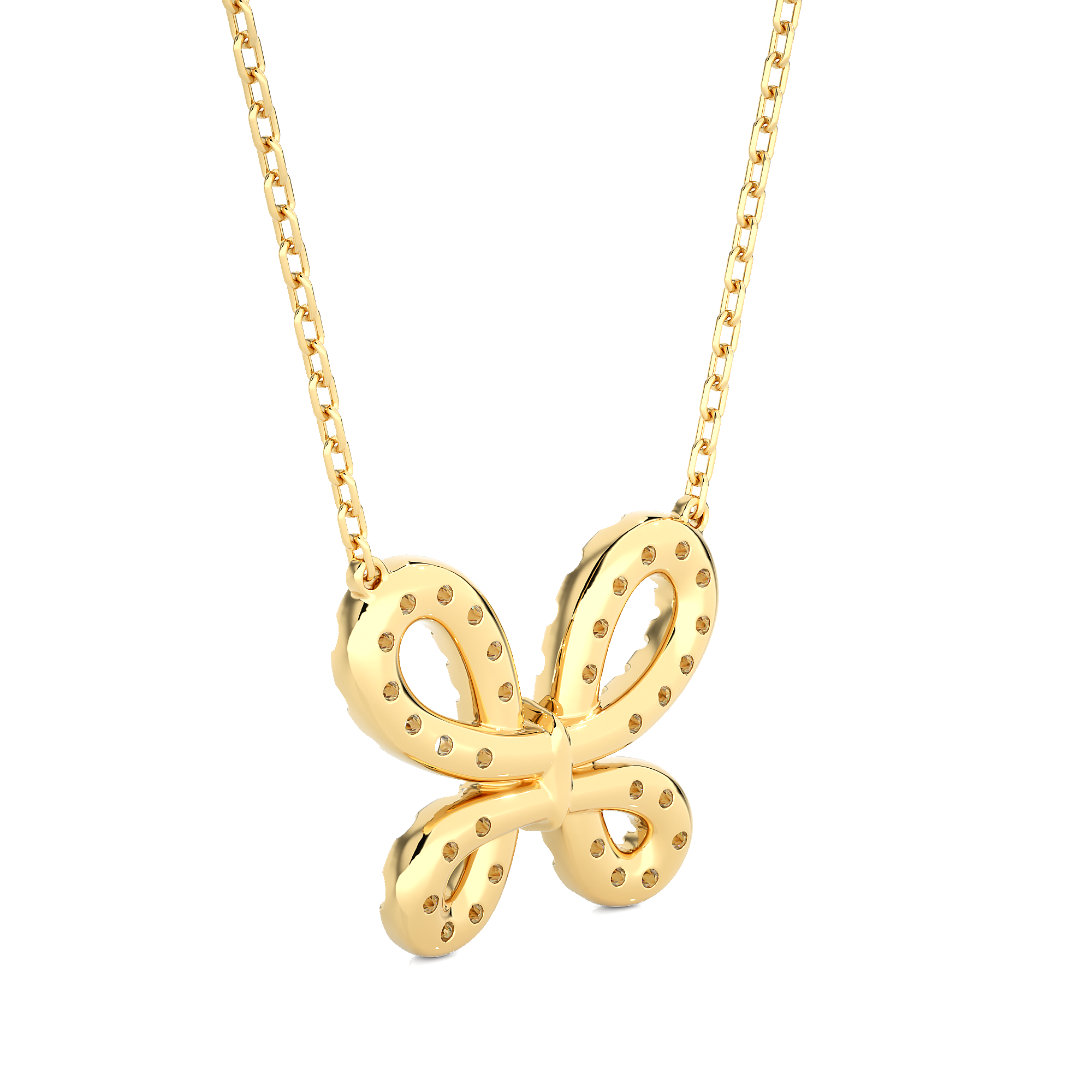 The Beguiling Butterfly Pendant With Chain