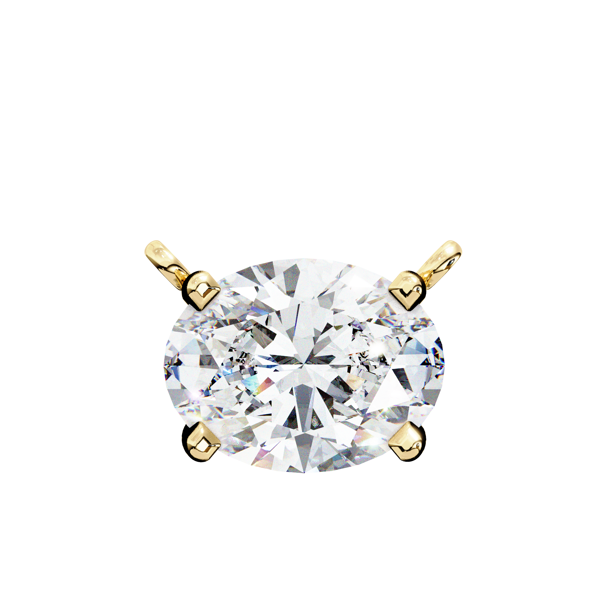 Oval Drop Pendant