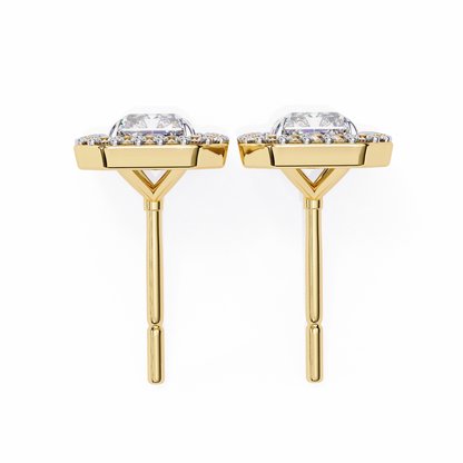 Rectangular Halo Lab Grown Diamond Pendant