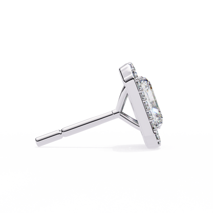 Rectangular Halo Lab Grown Diamond Pendant